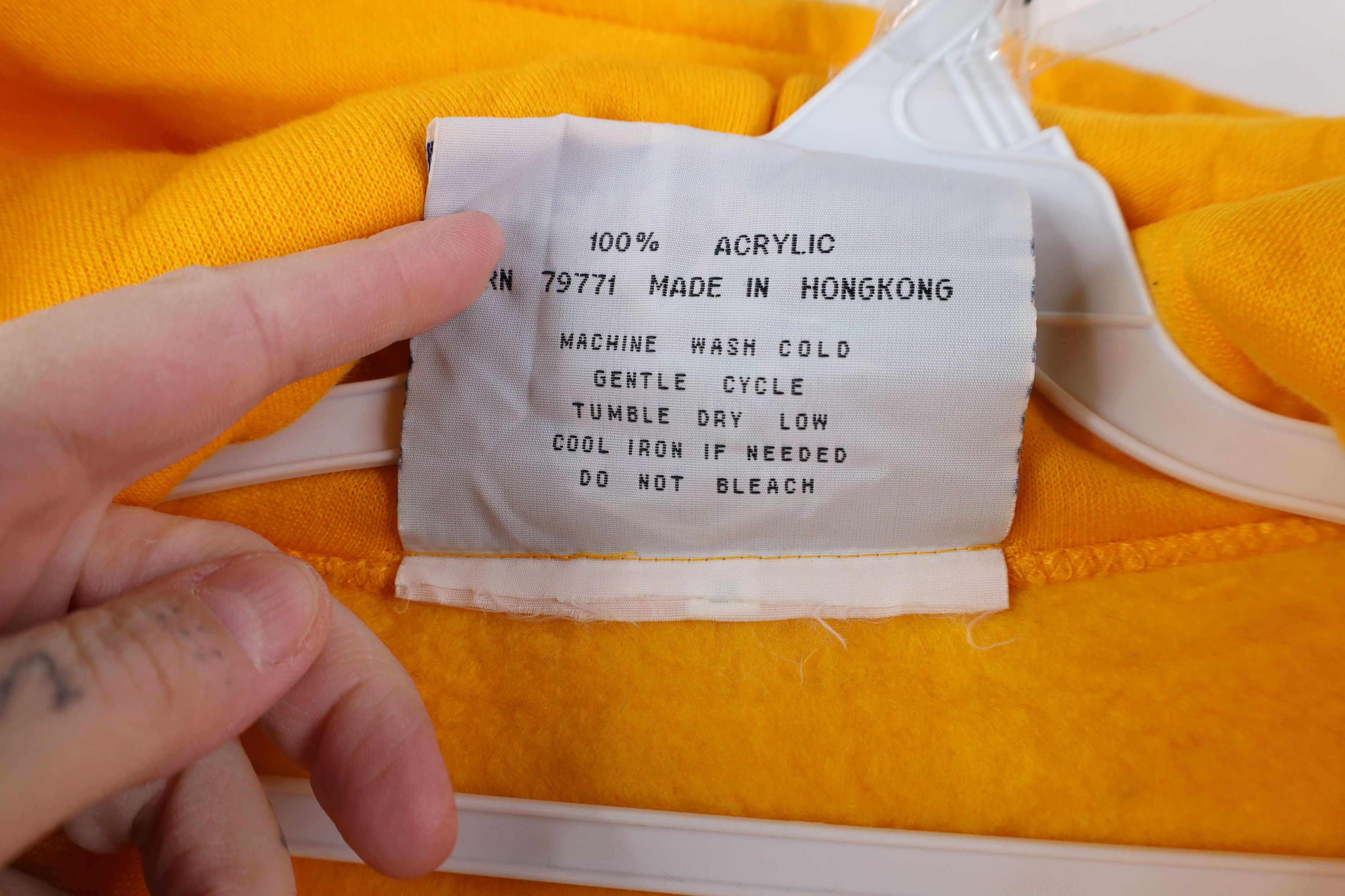 Vintage Deadstock Vintage 90s Streetwear Baggy Hoodie Sweatshirt Size US XXL / EU 58 / 5 - 9 Thumbnail