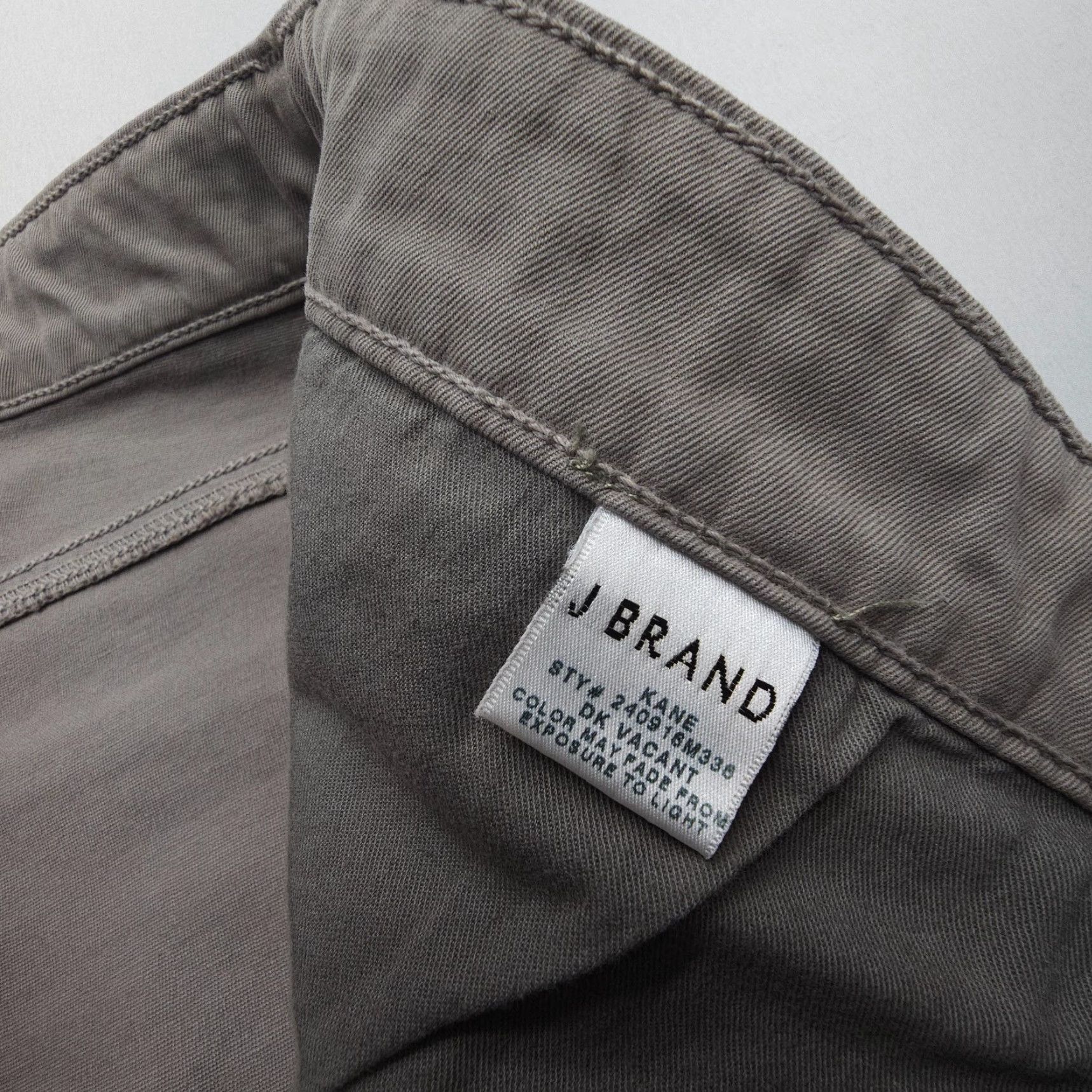 J Brand J. Brand Kane 5-Pocket Pants Mens 34 Chino Khaki Beige Cotton Twill Regular Straight Pocket 5-Design Vintage No Women Mens Size US 34 / EU 50 - 7 Thumbnail