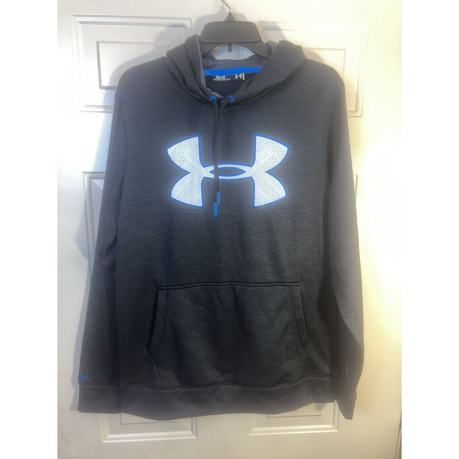 Under Armour Under Armour Storm Fleece Hoodie Black Men’s Medium Blue Size US M / EU 48-50 / 2 - 2 Thumbnail