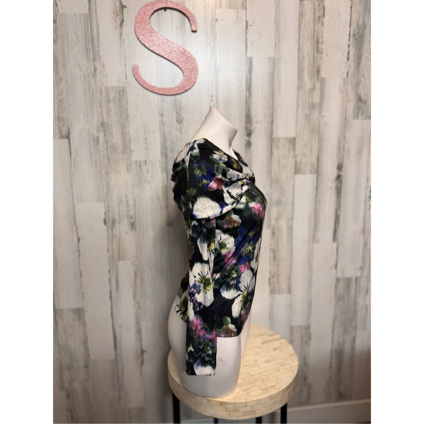 Other Rachel Rachel Roy Floral Off Shoulder Long Sleeve Top Size S Size S / US 4 / IT 40 - 6 Thumbnail