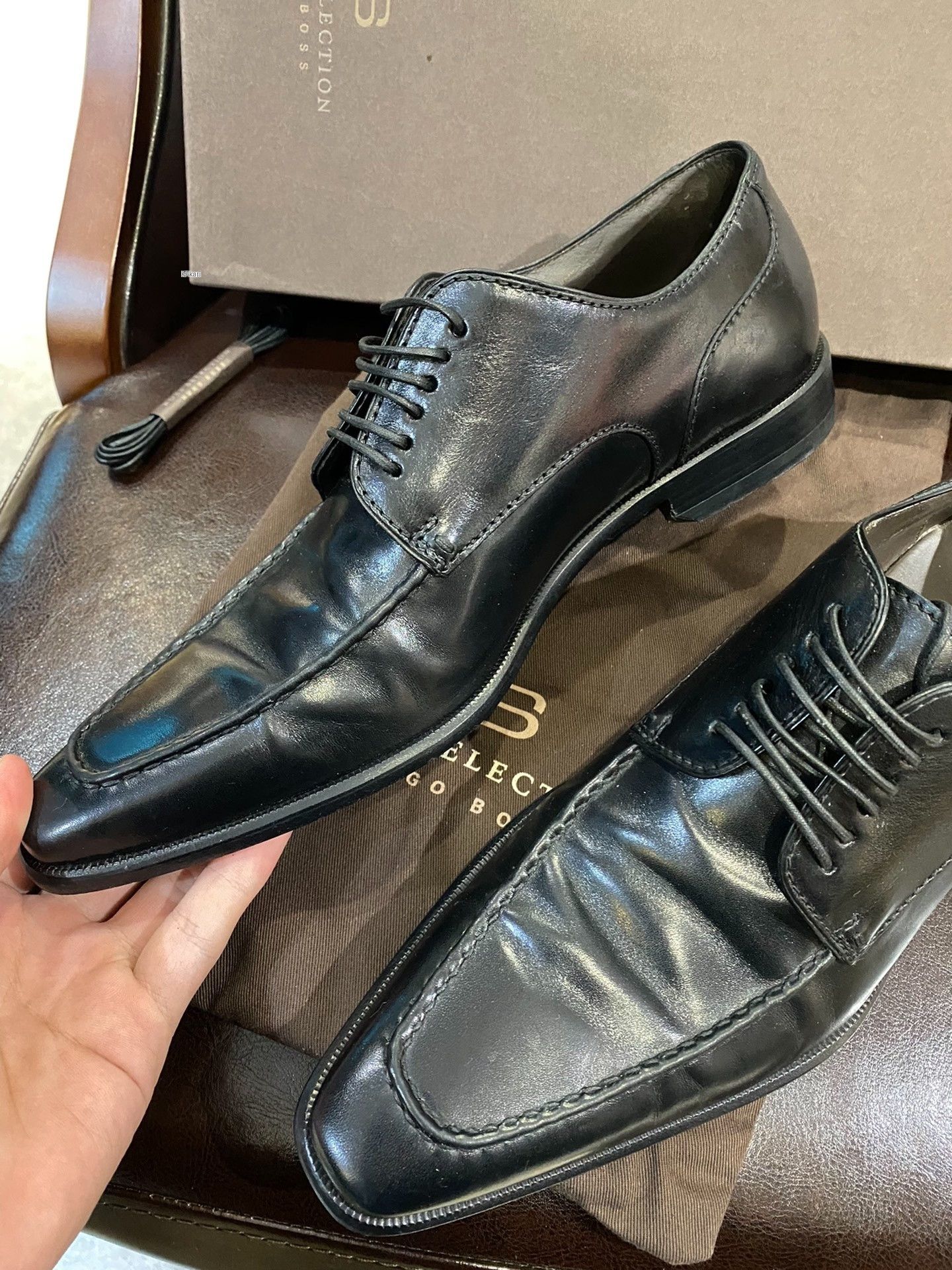 Hugo Boss Boss Selection Men's Leather Shoes 40 Size US 7 / EU 40 - 2 Thumbnail