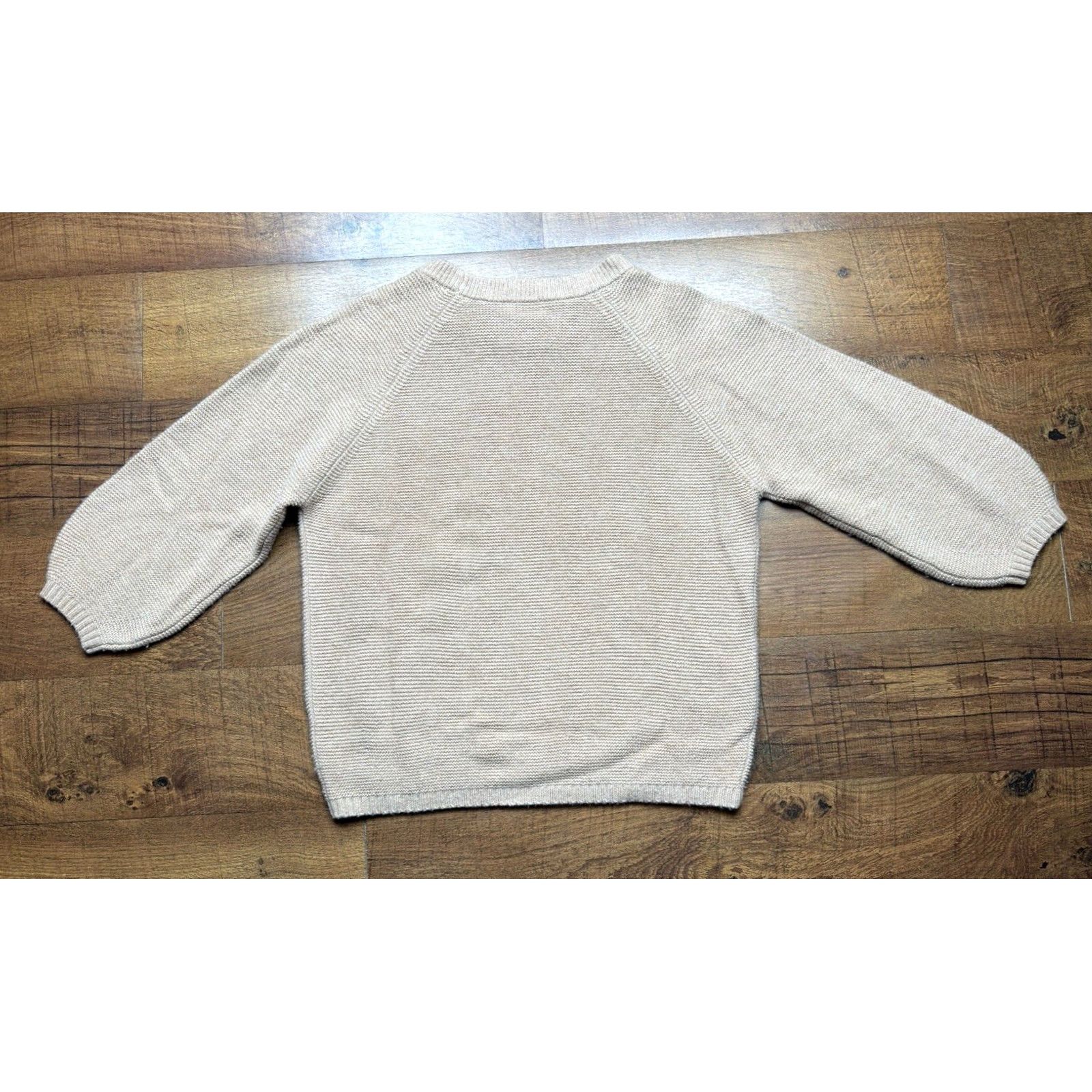 Vintage VINTAGE? No. The Reset Cozy Knit Sweater – Luxurious Wool & Cashmere Crew? Size L / US 10 / IT 46 - 4 Thumbnail