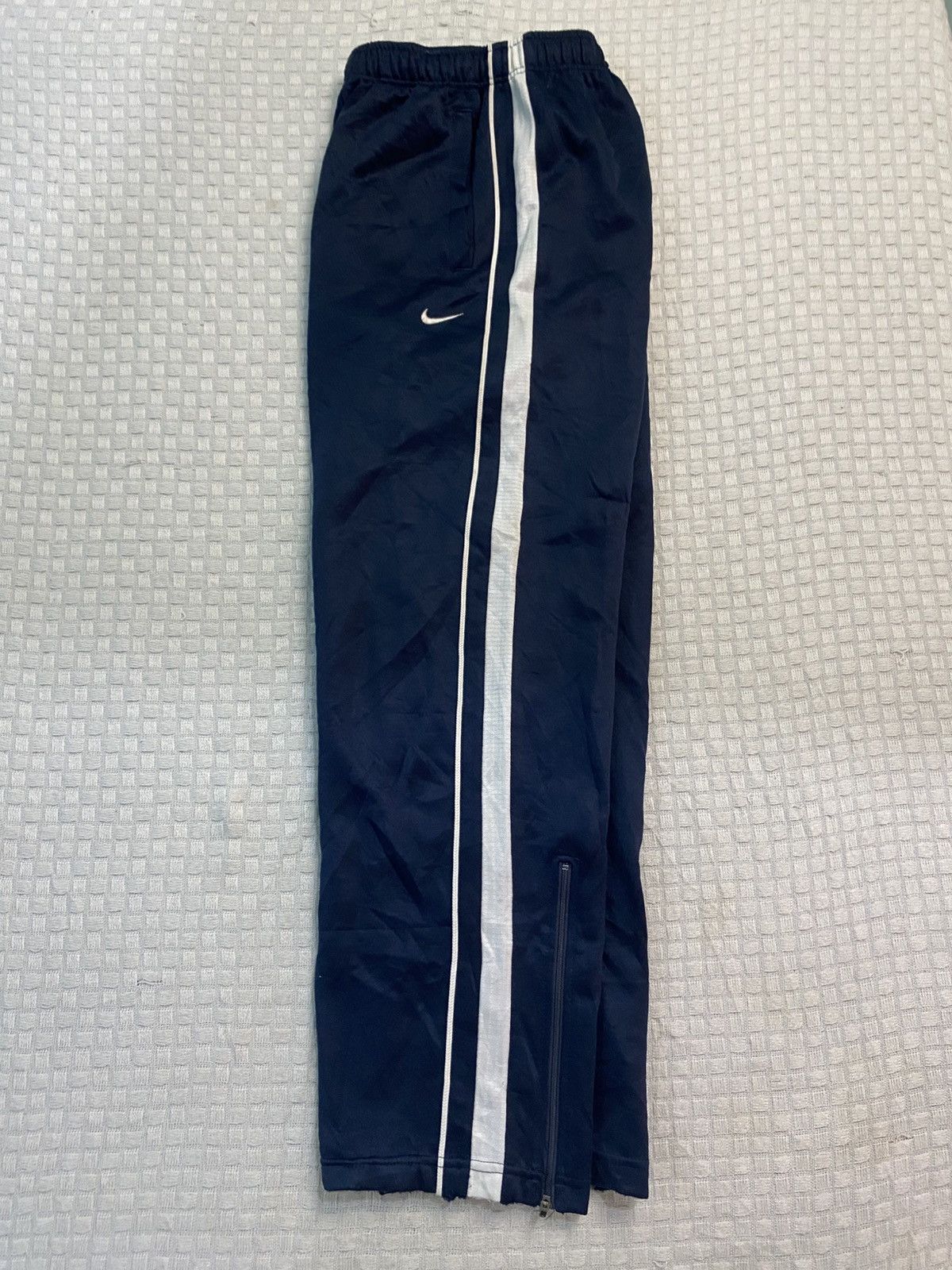 Carhartt Wip × Nike 💥 VINTAGE NIKE SUPER BAGGY 90S WIDE LEG TRACK PANTS Y2K Size US 34 / EU 50 - 2 Thumbnail