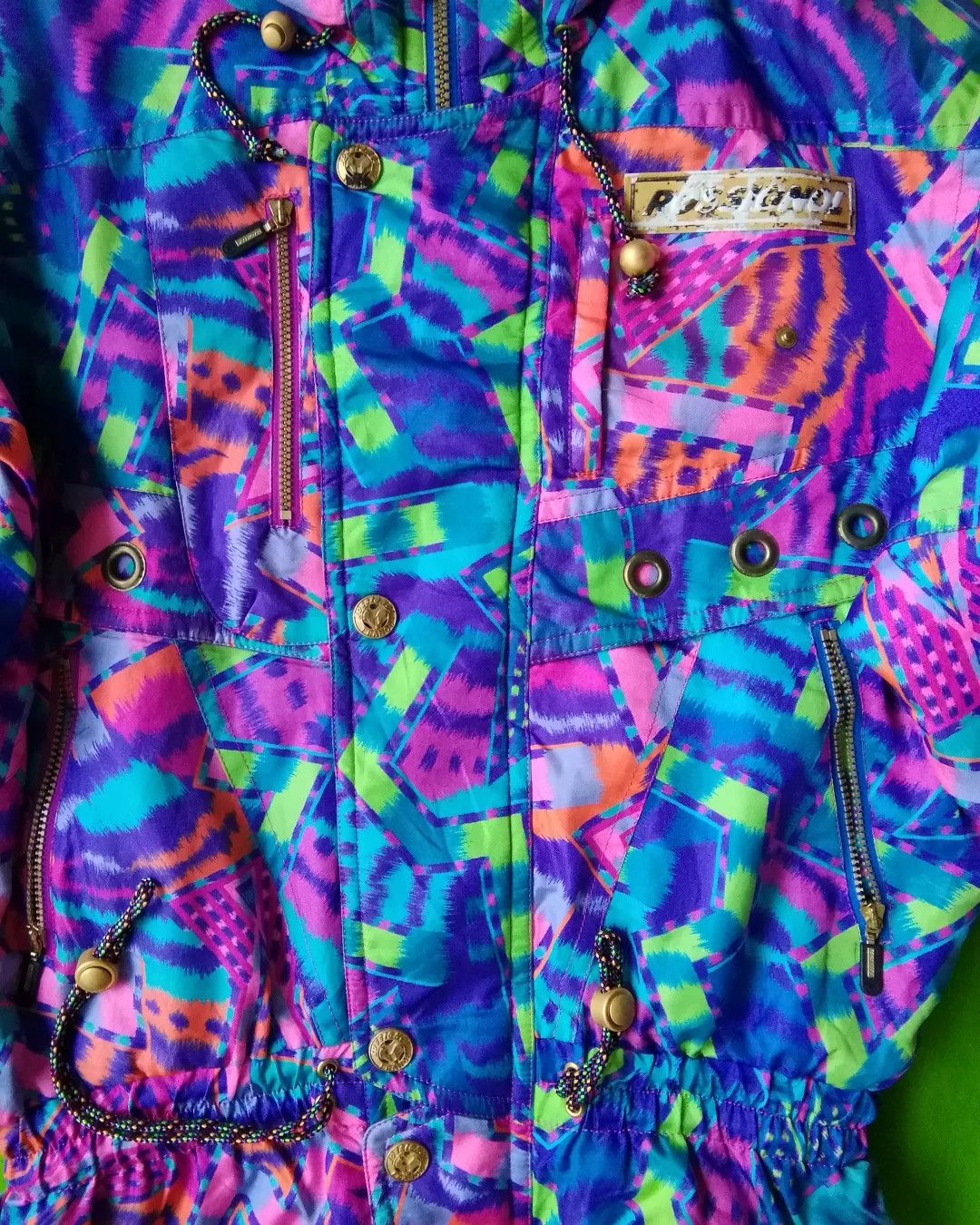 Rossignol 90s Rossignol France Snow Jacket - Colorblock Retro Skiwear Size US L / EU 52-54 / 3 - 4 Thumbnail