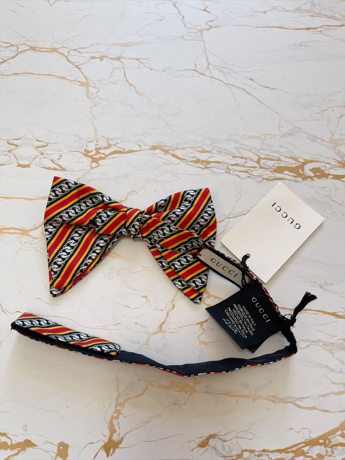 Gucci Gucci silk bow tie Size ONE SIZE - 1 Thumbnail