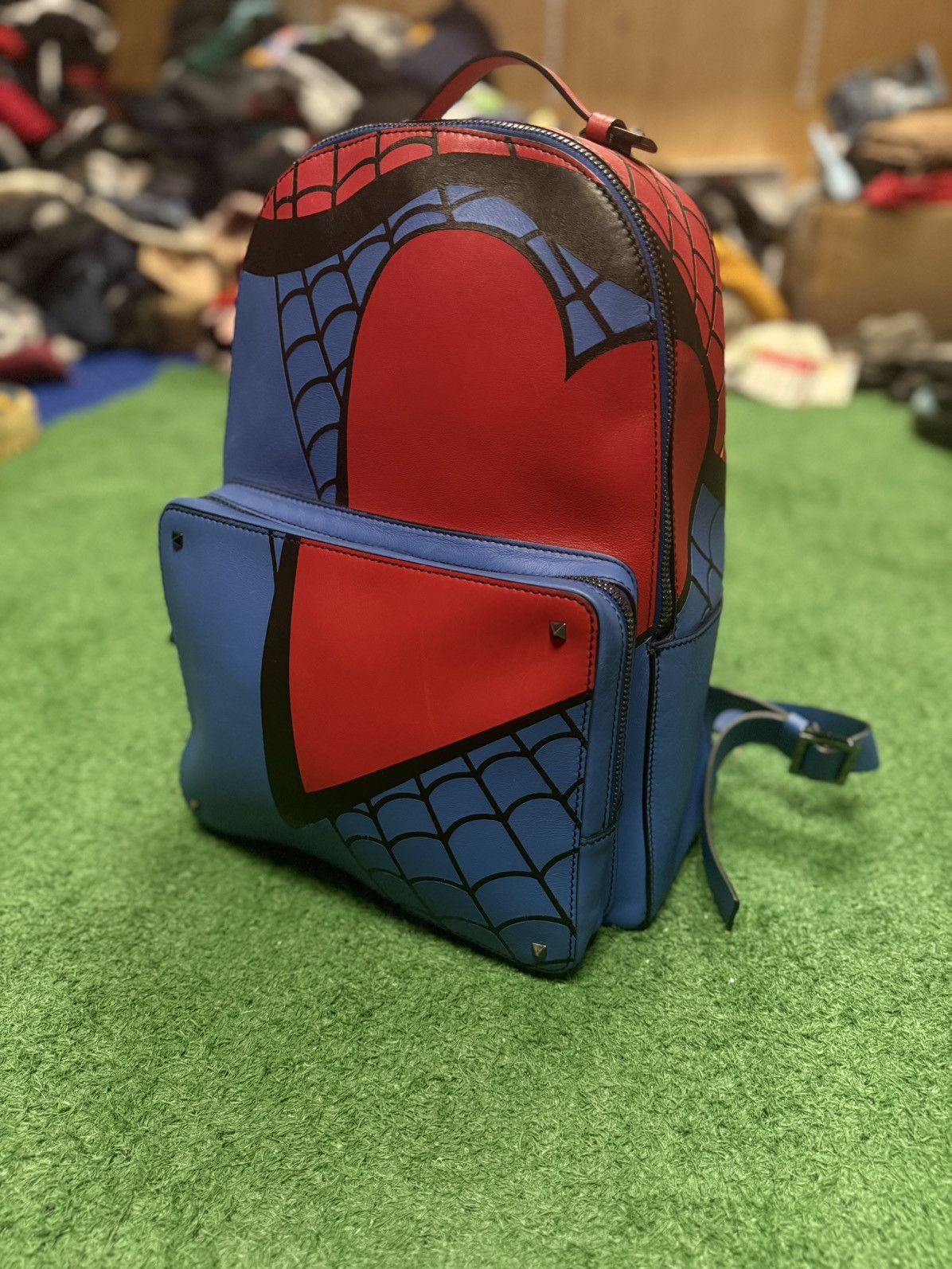 Valentino Insane valentino spider man collab leather backpack Size ONE SIZE - 2 Thumbnail