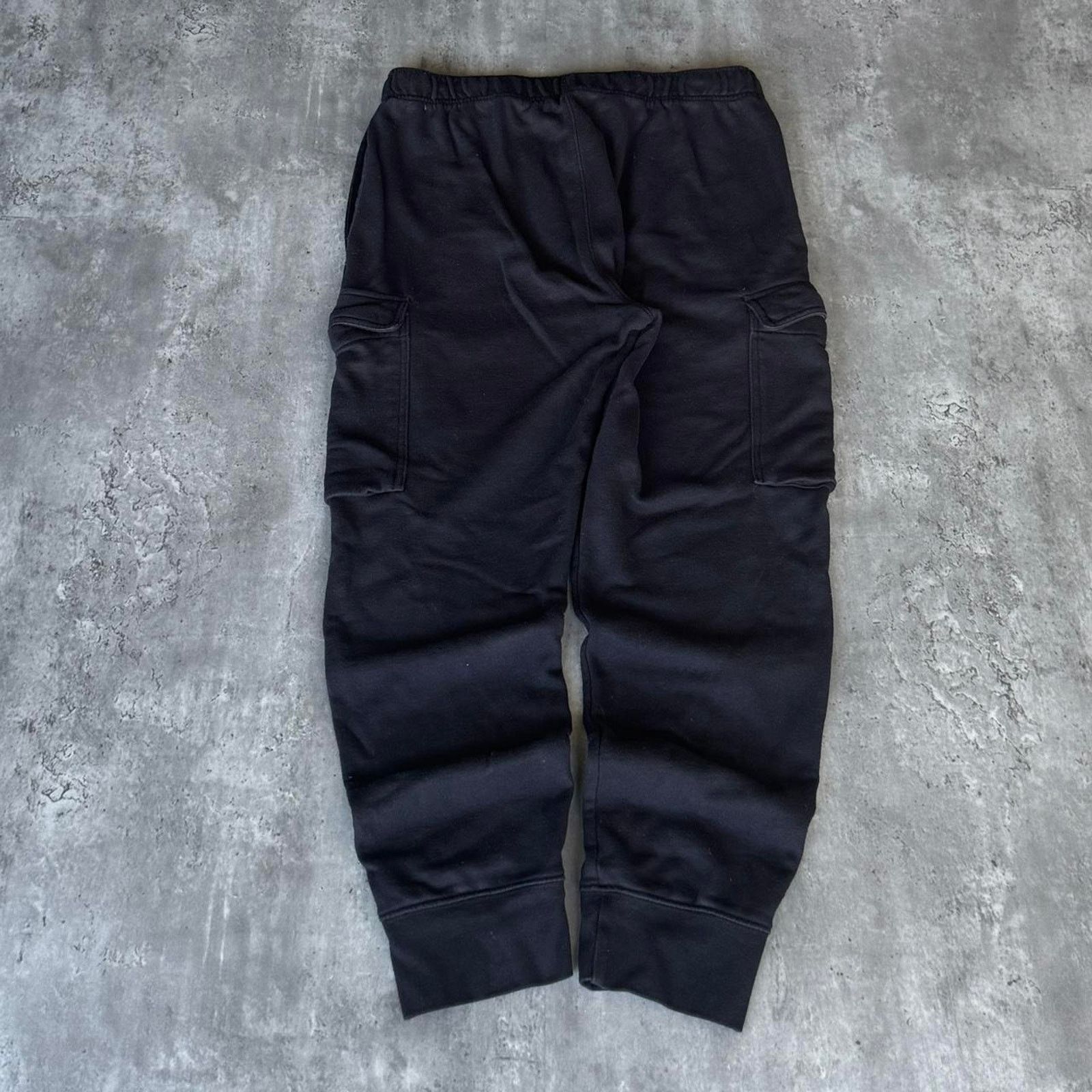 Japanese Brand × Vintage Vintage Y2K Faded Black Cargo Grunge Opium Sweatpants Size US 33 - 2 Thumbnail