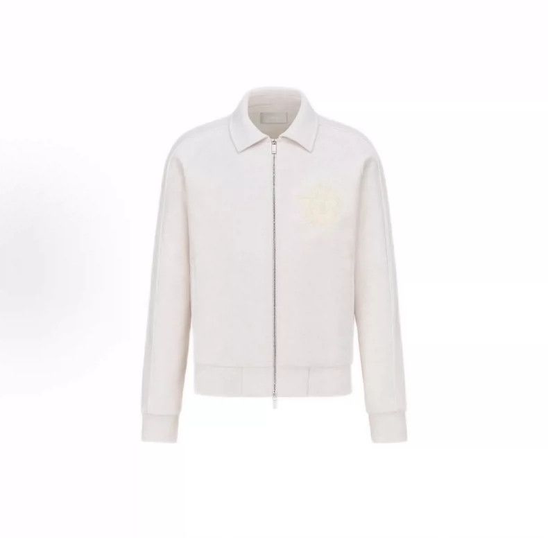 Dior Dior FW22 Solid Color Star Embroidery Pattern Jacket 2505-N Size US M / EU 48-50 / 2 - 1 Thumbnail