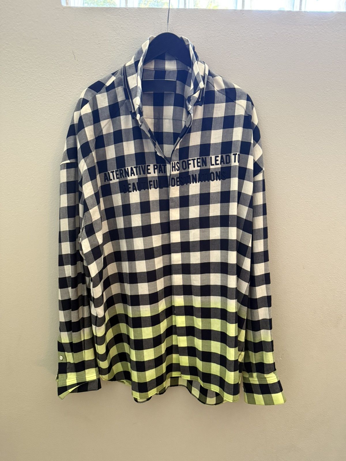 Juun.J Juun.j plaid shirt 2in1 Size US M / EU 48-50 / 2 - 6 Thumbnail