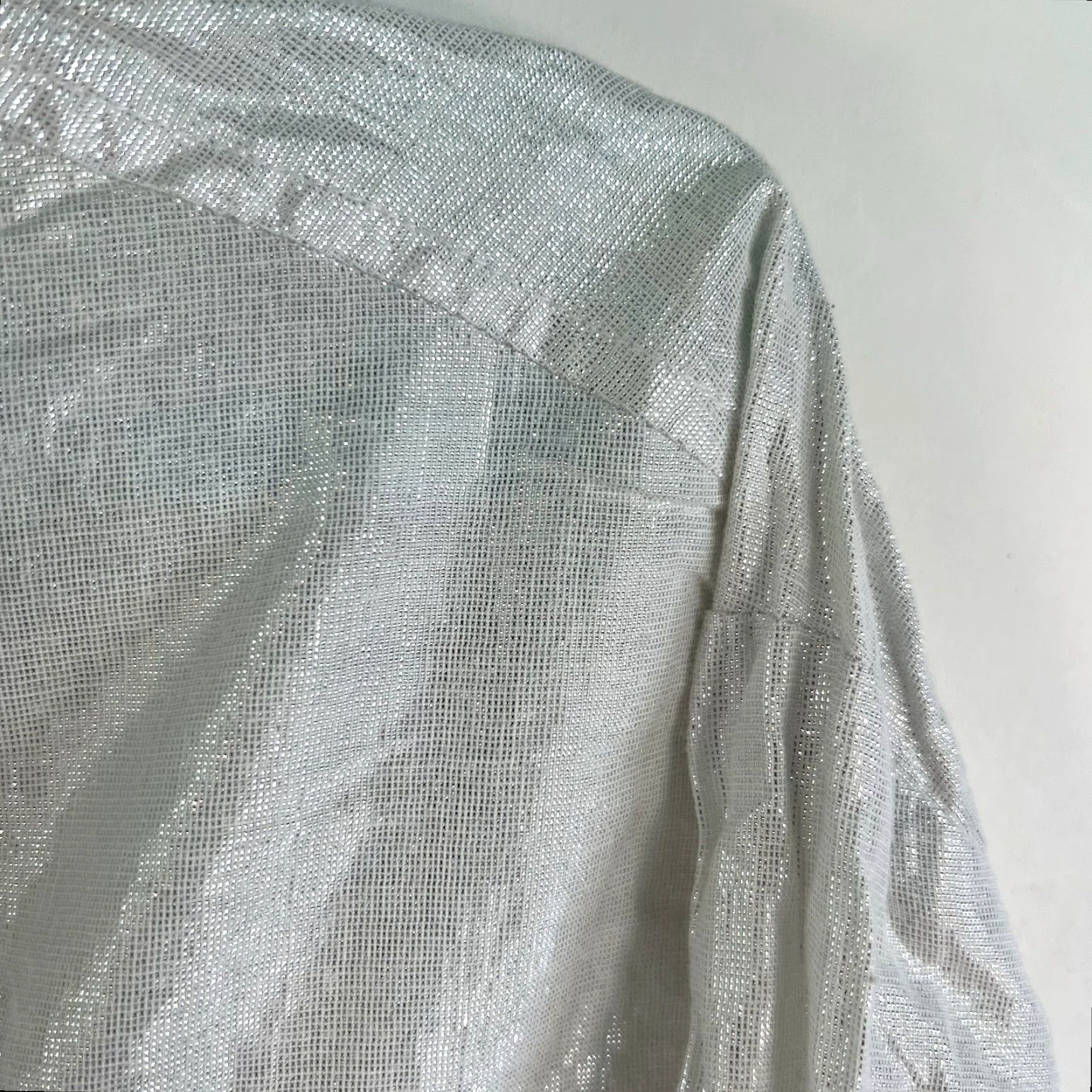 Vintage VINTAGE Russ Western Shirt Women's Size L Silver Metal Button-Up Cowgirl Style 90s Size L / US 10 / IT 46 - 2 Thumbnail