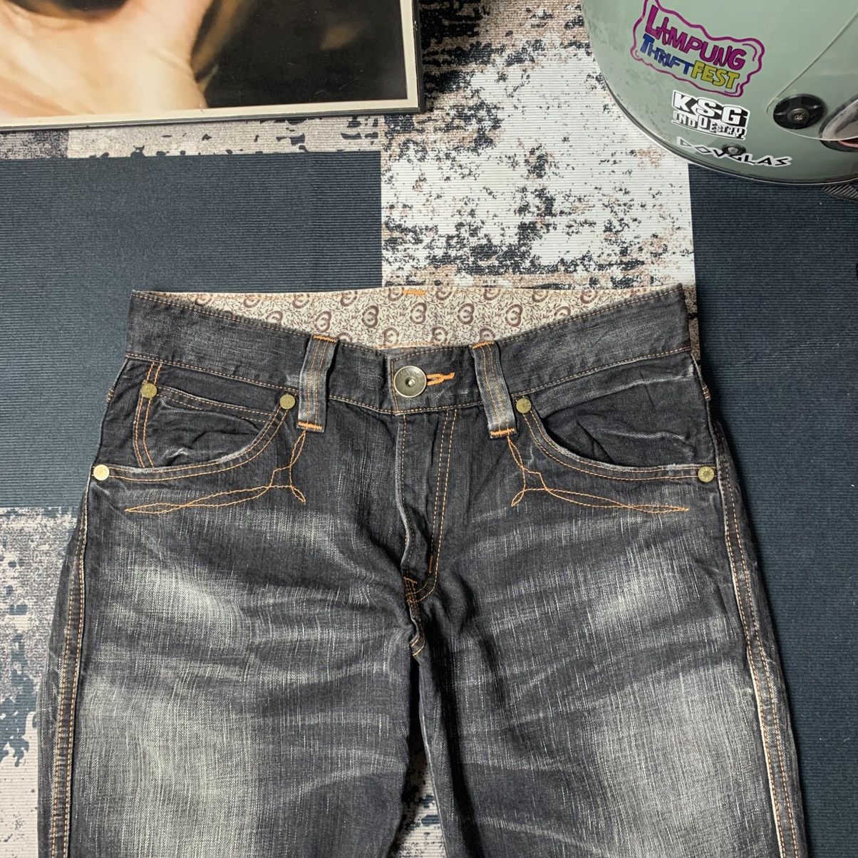 Edwin Edwin 503 Blue Trip Denim Pants Size US 32 / EU 48 - 9 Thumbnail