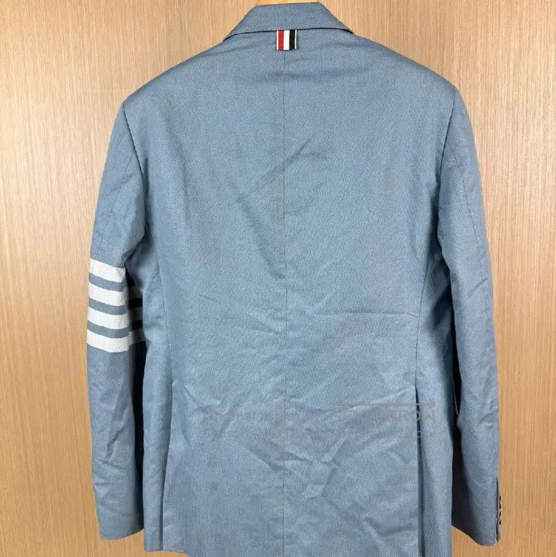 Thom Browne Thom Browne Light Blue Cotton Cardigan for Women . Size L / US 10 / IT 46 - 2 Thumbnail