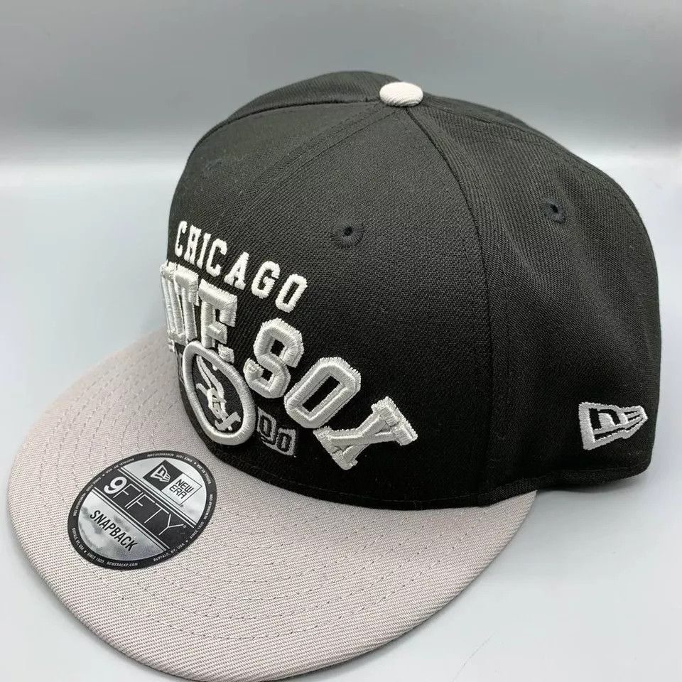 New Era Chicago White Sox Hat Men 9Fifty New Era Snap Back Cap New Size ONE SIZE - 8 Thumbnail