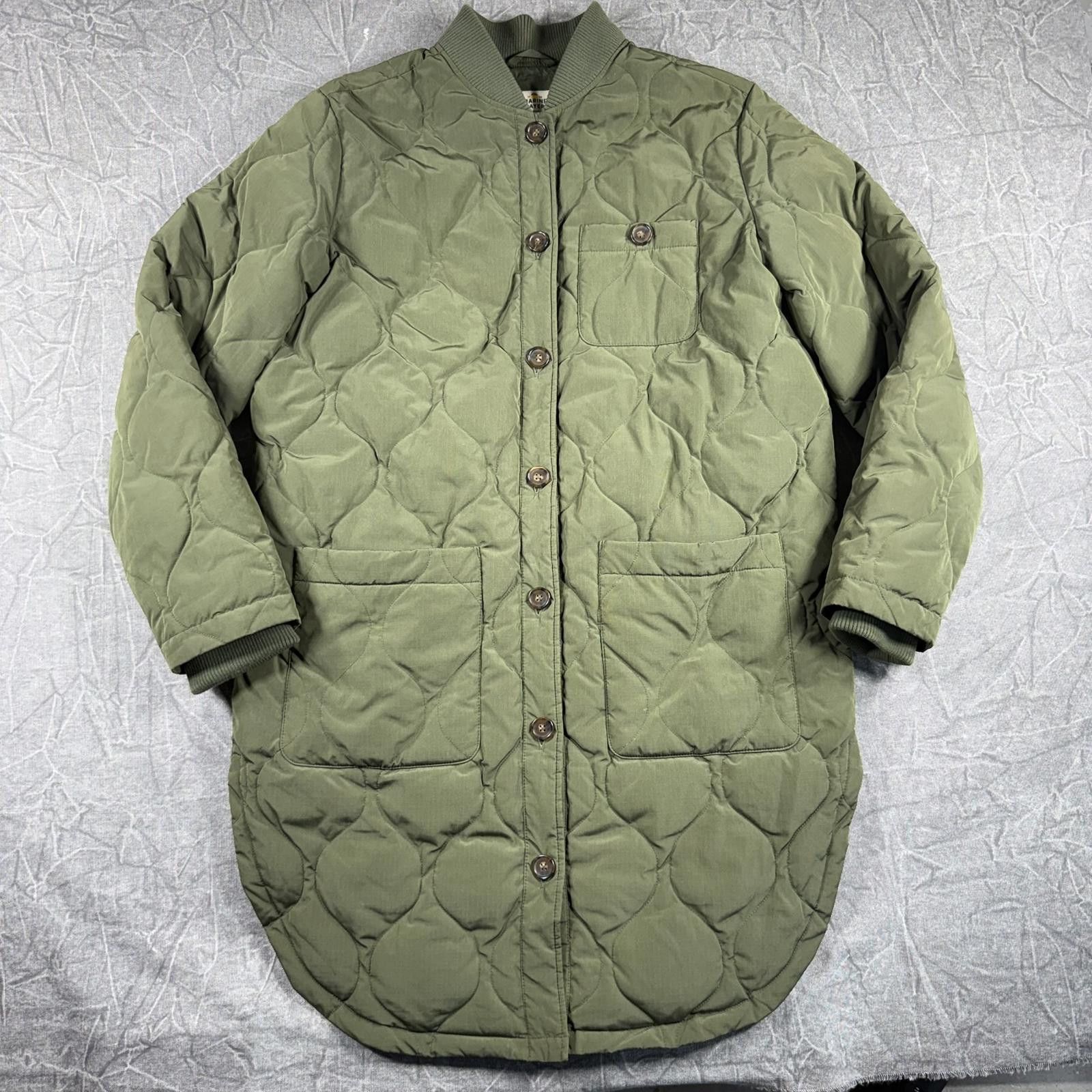 Marine Layer Marine Layer Jacket Women's S Green Quilted Puffer Size S / US 4 / IT 40 - 2 Thumbnail