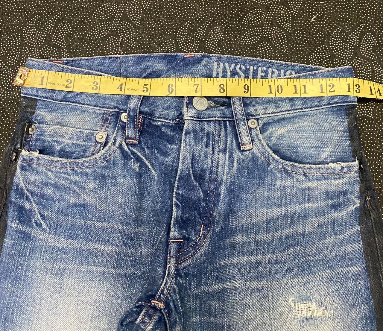 Hysteric Glamour 💥BEST OFFER💥HYSTERIC GLAMOUR SELVEGDE PUNK WOMEN DENIM Size 26" / US 2 / IT 38 - 3 Thumbnail