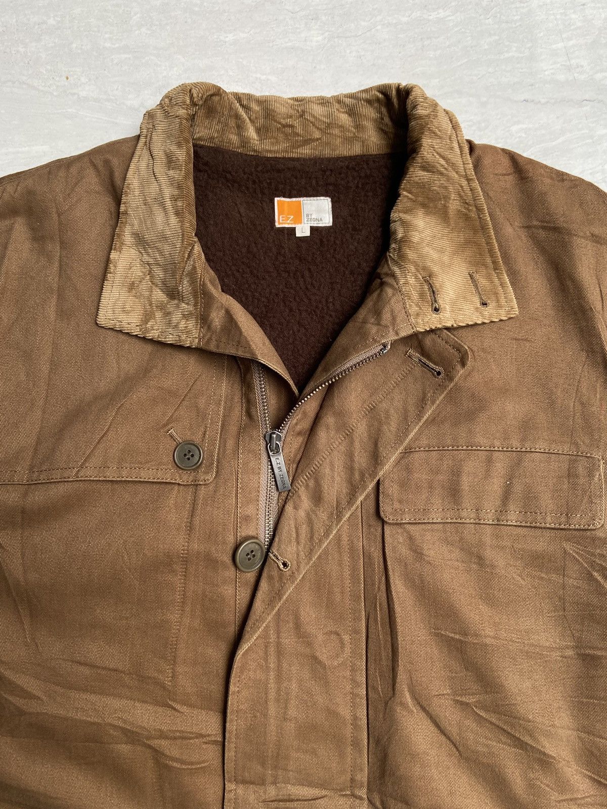 Ermenegildo Zegna × Z Zegna EZ By ZEGNA Brown Jacket Size US L / EU 52-54 / 3 - 6 Thumbnail