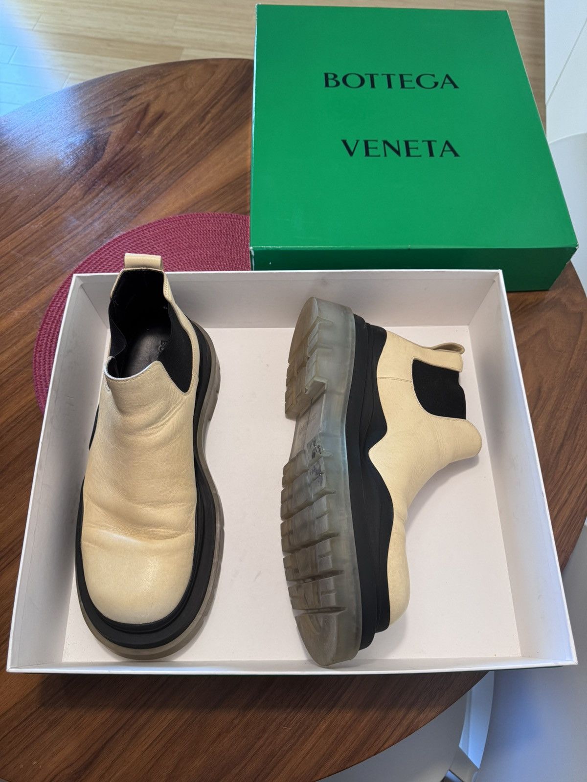 Bottega Veneta Bottega Veneta Lug Chelsea Boot (Size IT 44) Size US 11 / EU 44 - 6 Thumbnail