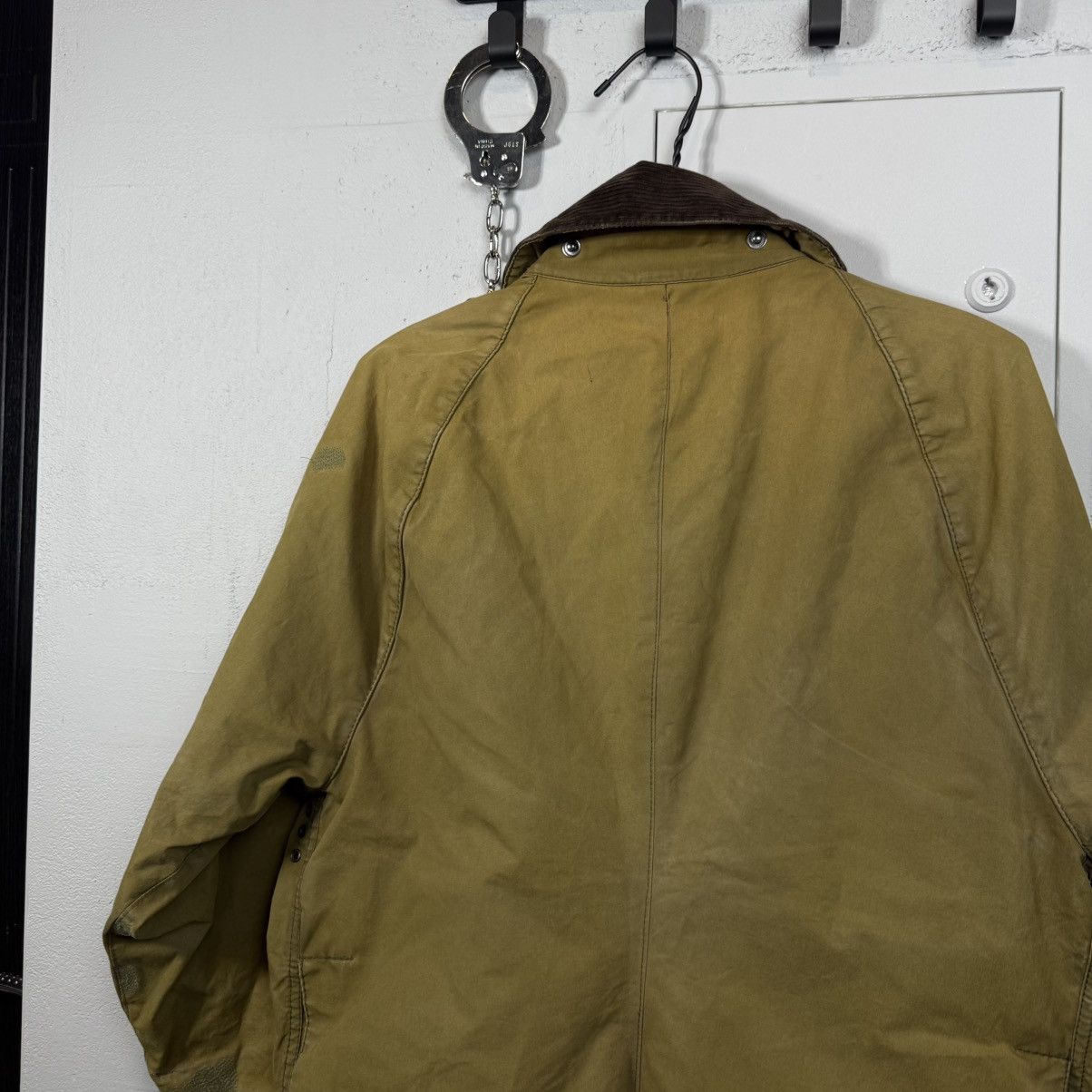 Barbour Vintage Barbour Waxed Trench Coat Jacket Size US L / EU 52-54 / 3 - 16 Thumbnail