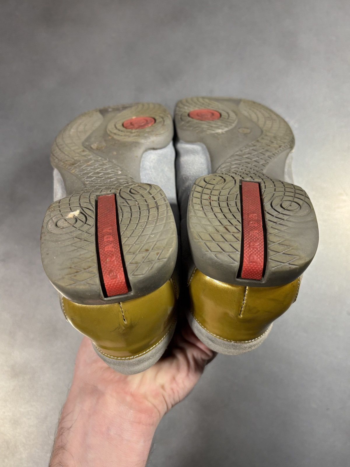Prada S/S 2000 Prada Sport Shoes Vintage Suede SlipOn Square Toe Size US 7 / IT 37 - 14 Thumbnail