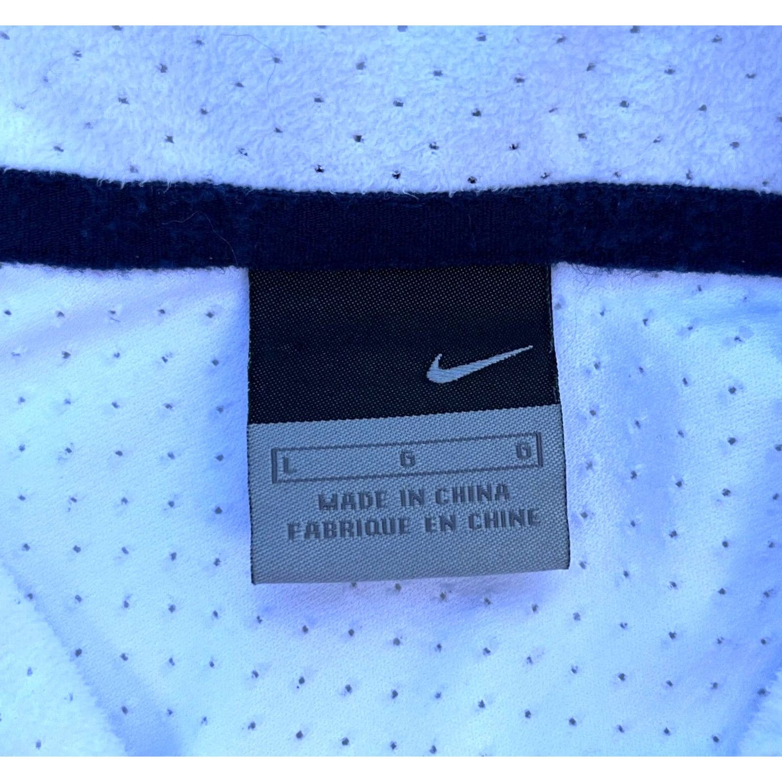 Nike VINTAGE Nike Flight Polo Shirt Men's Large White Embroidered Detailing Polo Shirt Size US L / EU 52-54 / 3 - 5 Thumbnail