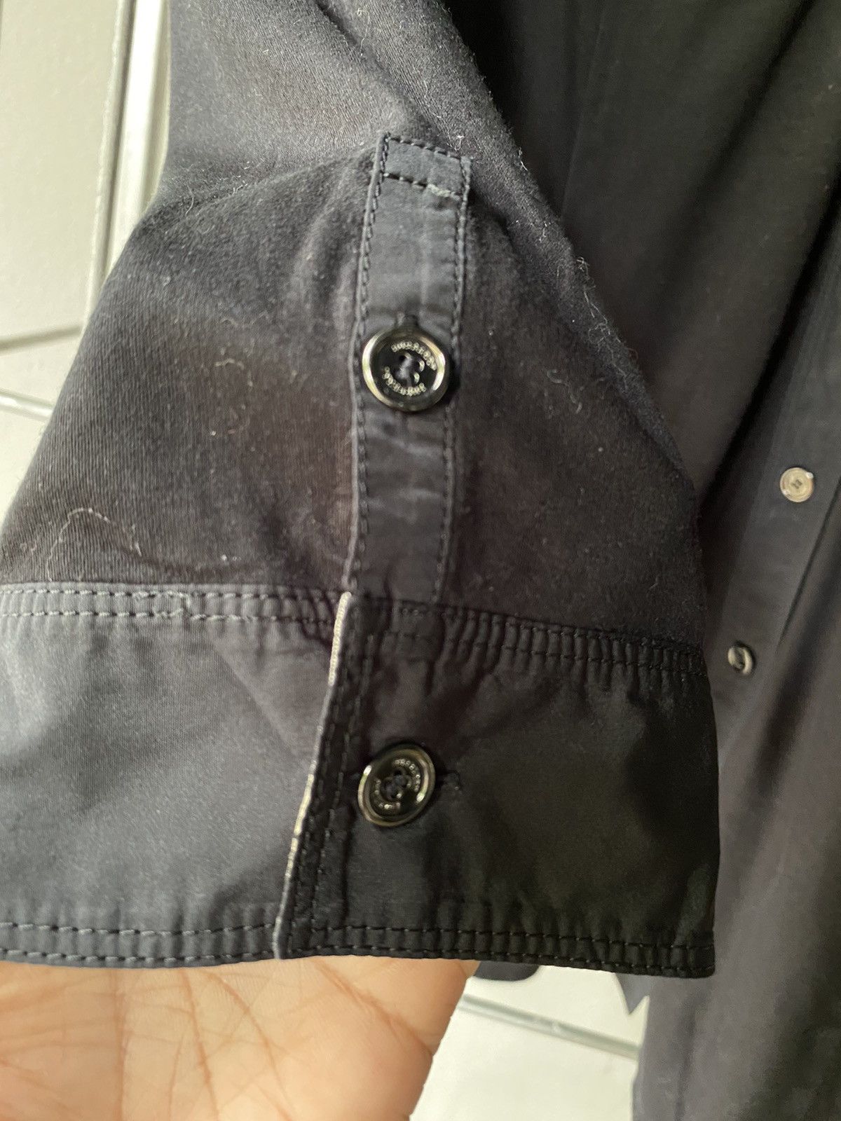 Burberry Burberry 2 pocket black shirt Size ONE SIZE - 4 Thumbnail