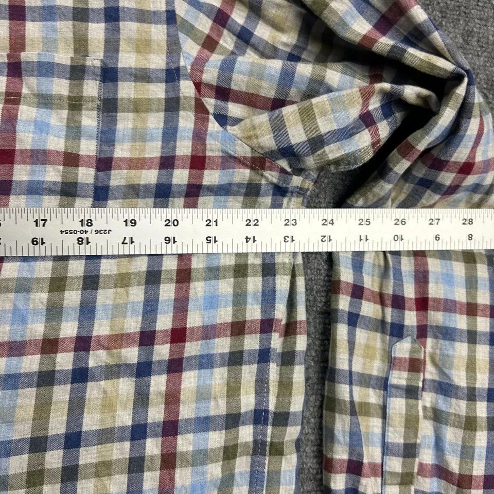 Peter Millar Peter Millar Shirt Mens Large Button Down Pocket Plaid Size US L / EU 52-54 / 3 - 4 Thumbnail