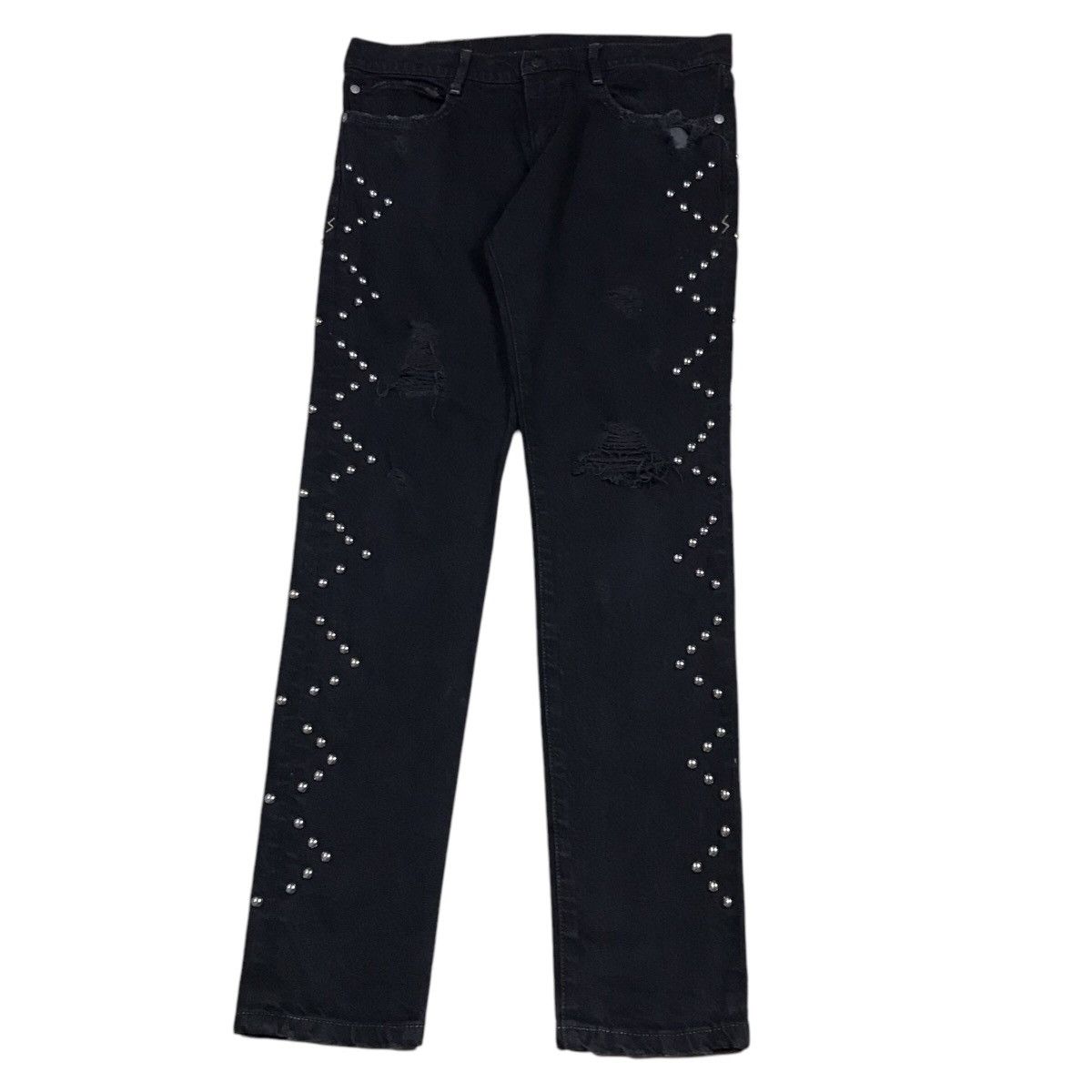 Japanese Brand RNA Sweat Distressed Pants Size 31" - 3 Thumbnail