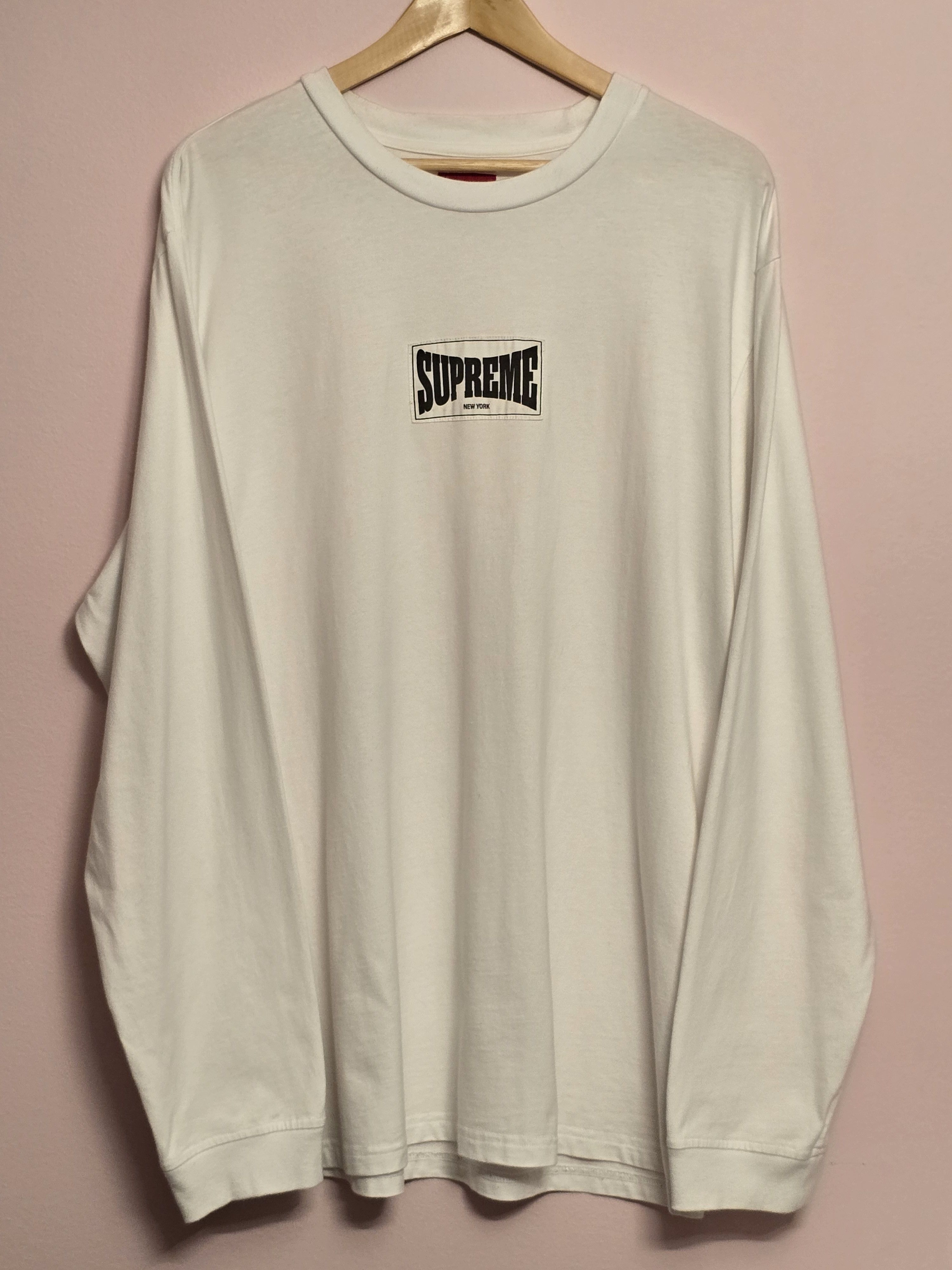Supreme Supreme Woven Label Longsleeve Size US XL / EU 56 / 4 - 1 Thumbnail