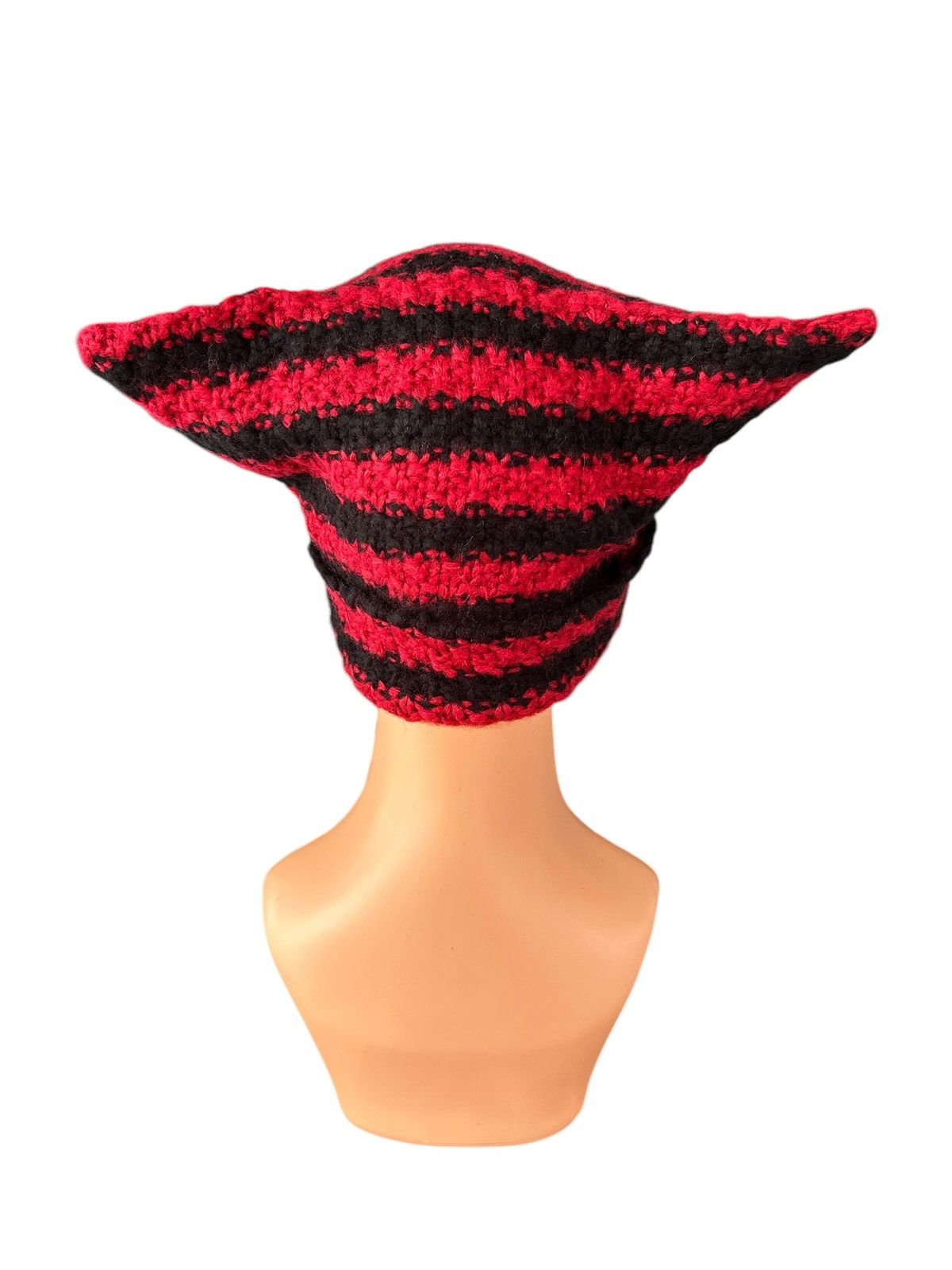 Japanese Brand × Kapital × Vintage Bunny Horn Devil Knitted Big Beanie Hats Size ONE SIZE - 3 Thumbnail