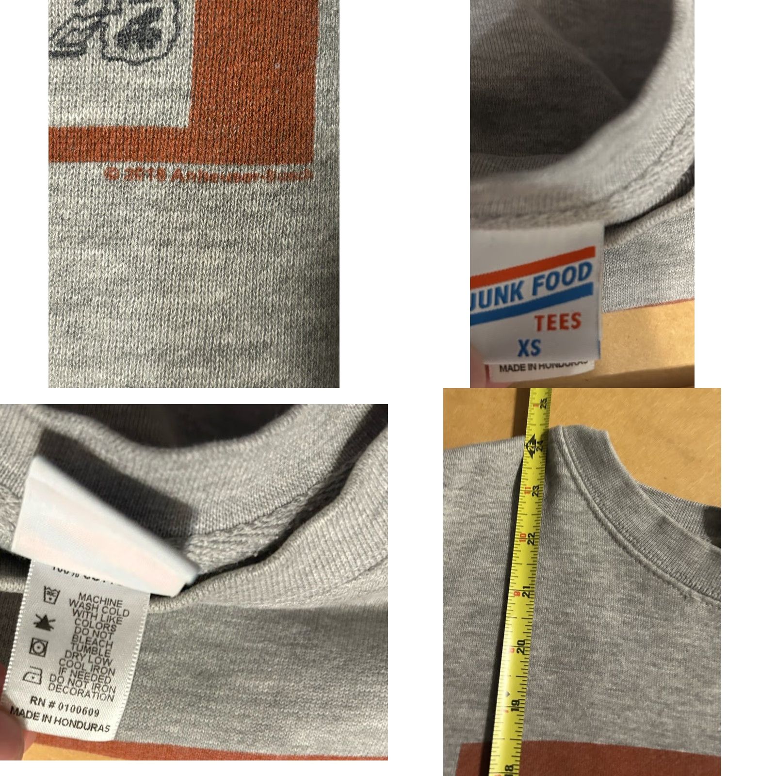 Junk Food Budweiser Sweatshirt Pullover Women XS Fits Small Heather Gray Junk Food Logo Crew Neck Long Sleeve Knit-<|END|> Size S / US 4 / IT 40 - 8 Thumbnail