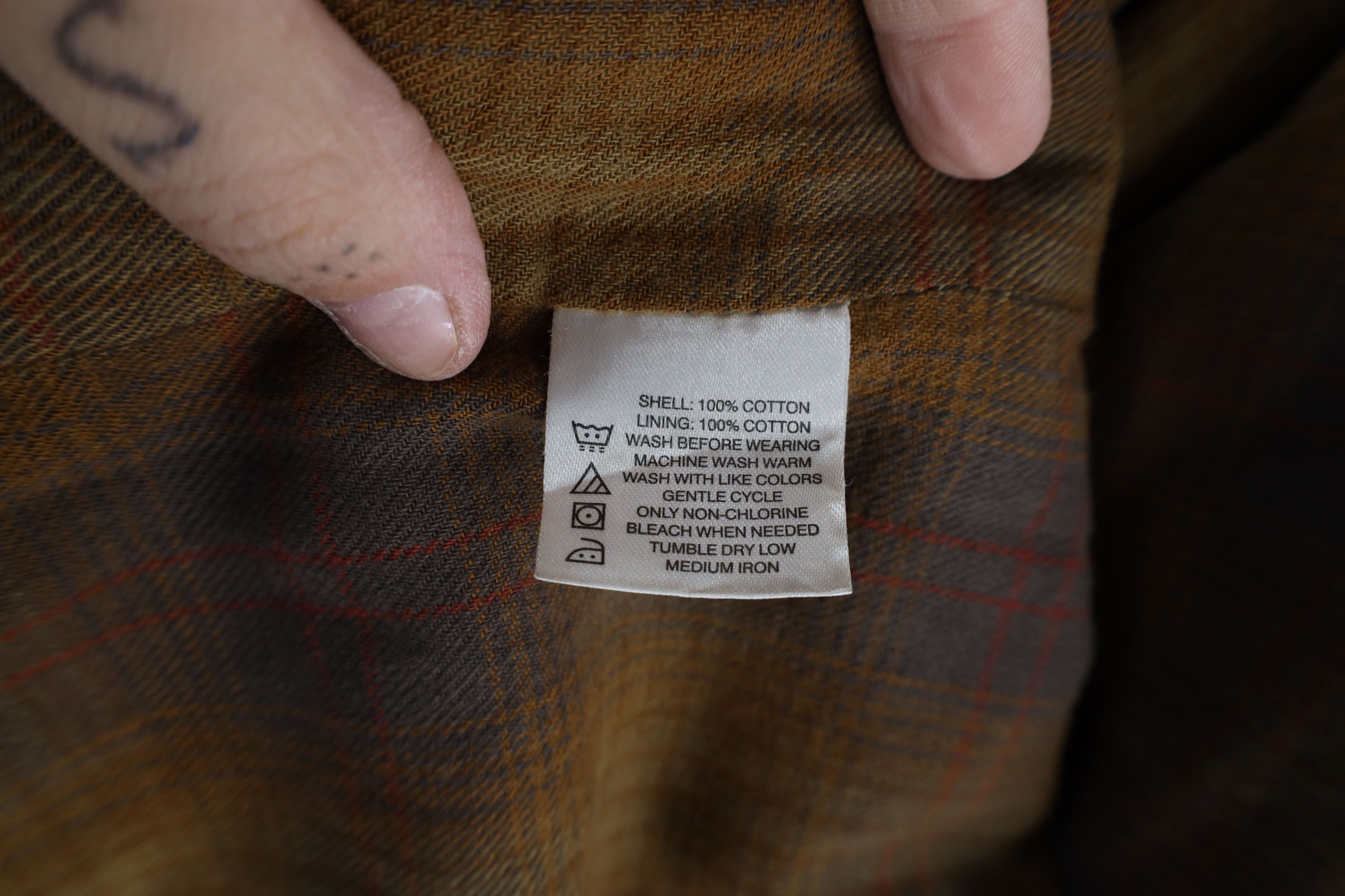 Vintage Vintage 90s Streetwear Flannel Lined Corduroy Shirt Jacket Size US L / EU 52-54 / 3 - 10 Thumbnail