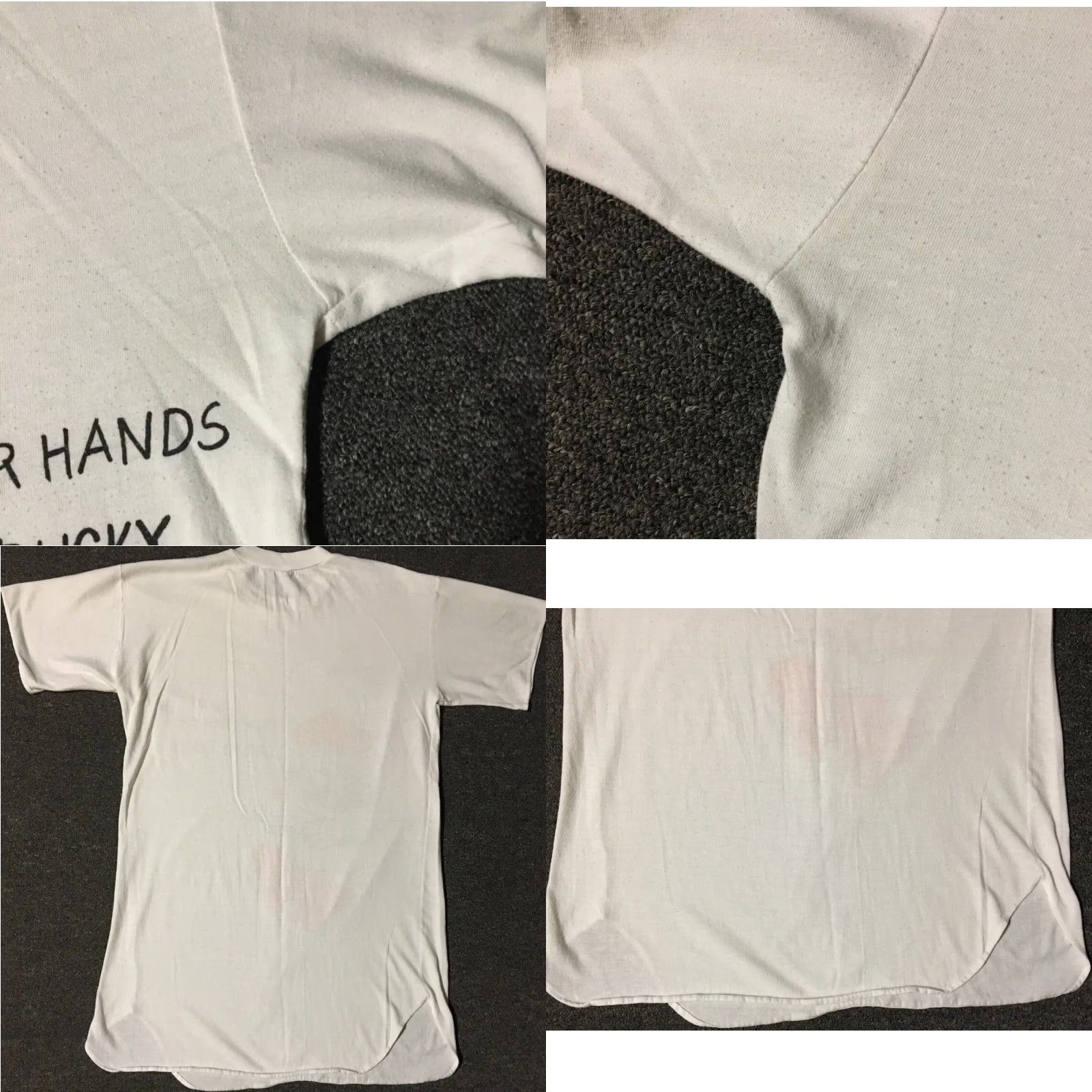 Etro VINTAGE Hands Off My Duck T-Shirt Unisex Adults One Size White 80s 90s Cartoon Joke Funny USA Mickey Mouse Looney Tunes Kaycee Designs Size US M / EU 48-50 / 2 - 8 Thumbnail