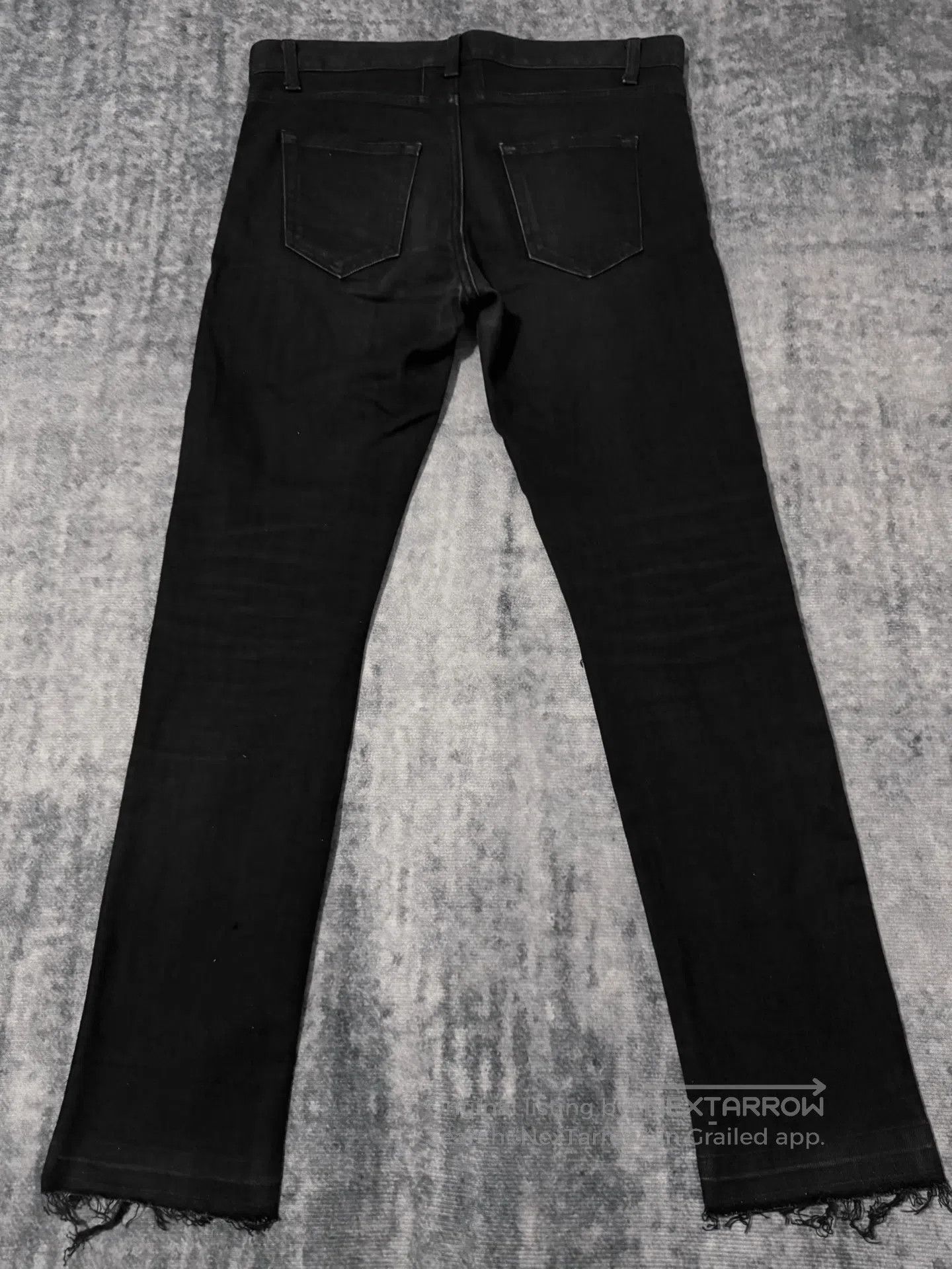 Saint Laurent Paris Saint Laurent Distressed Denim Pants. Size US 31 - 2 Thumbnail