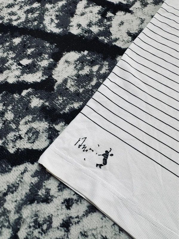 Lacoste Lacoste Andy Warhol T-shirt white black striped S Size US S / EU 44-46 / 1 - 4 Thumbnail