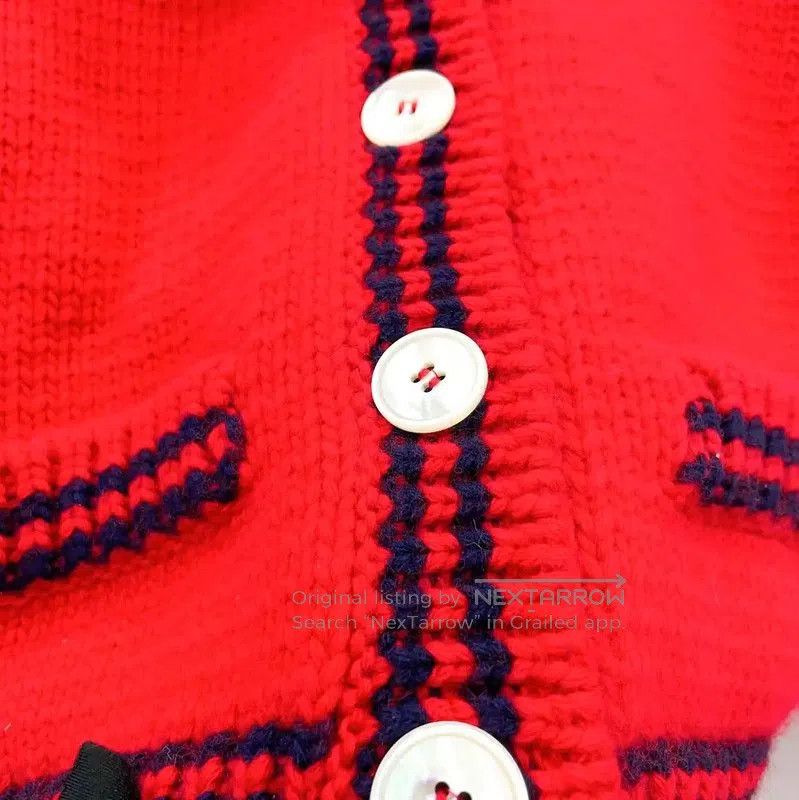 Miu Miu Miu Miu Red Wool Long Sleeve Top . Size XS / US 0-2 / IT 36-38 - 8 Thumbnail