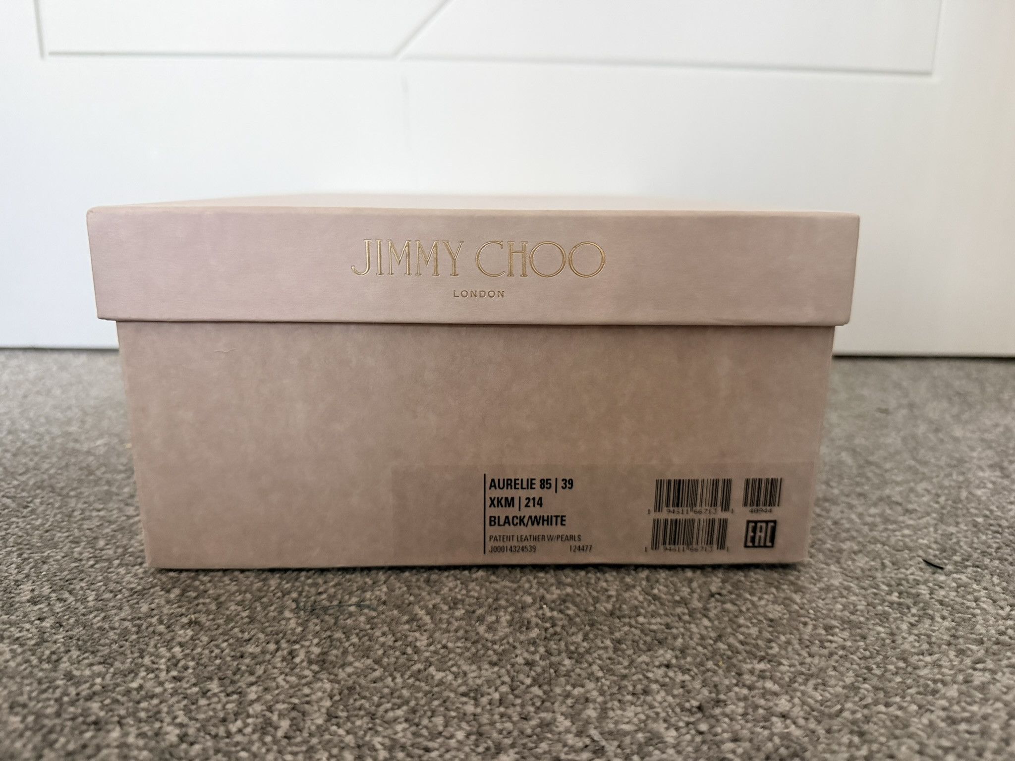 Jimmy Choo Jimmy Choo Aurelie 85 l 39 Black/ White Size US 9 / IT 39 - 9 Thumbnail