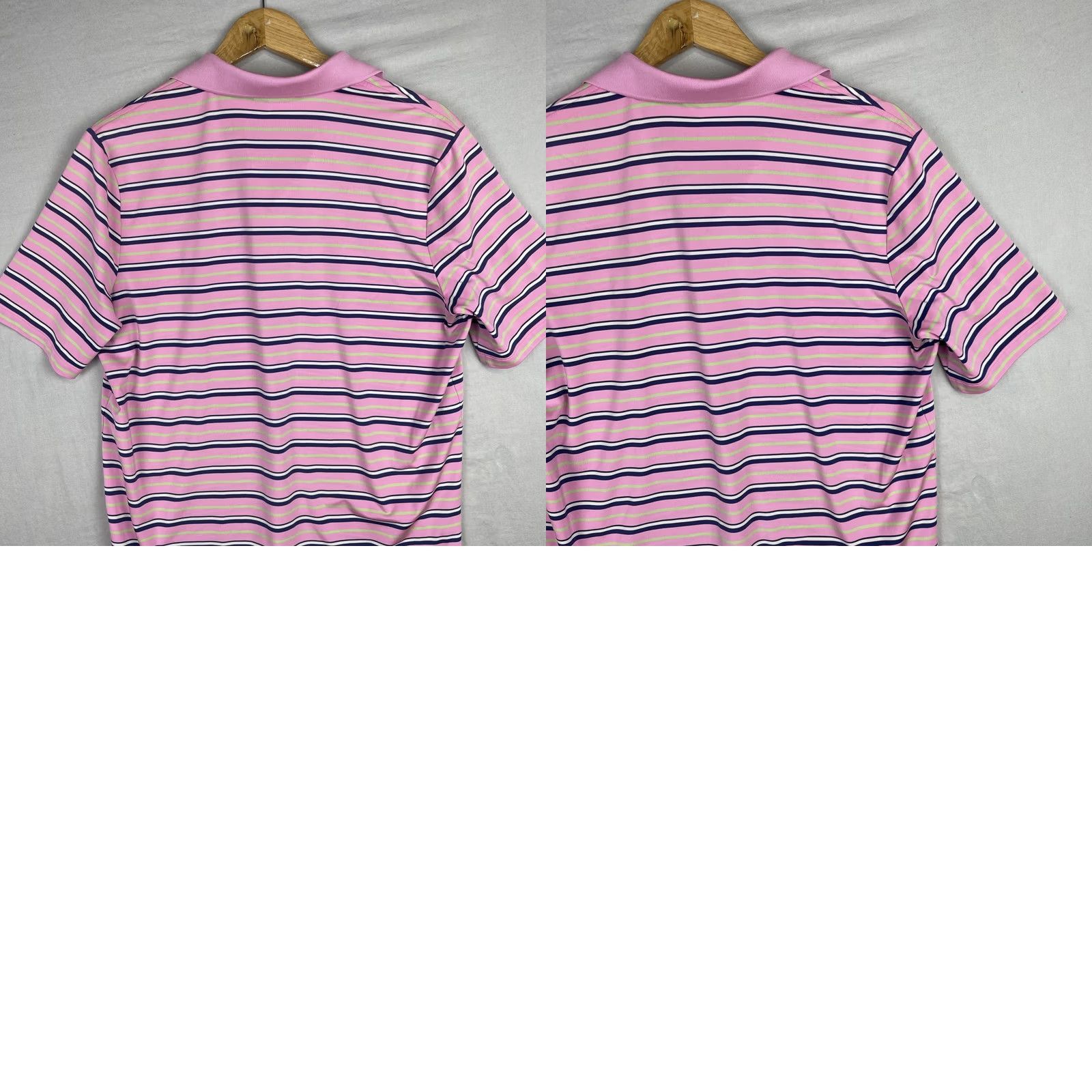 RLX Ralph Lauren RLX Ralph Lauren Shirt Mens Medium Polo Sherwood Country Club Stripes Pink Golf Boy? Size US M / EU 48-50 / 2 - 9 Thumbnail