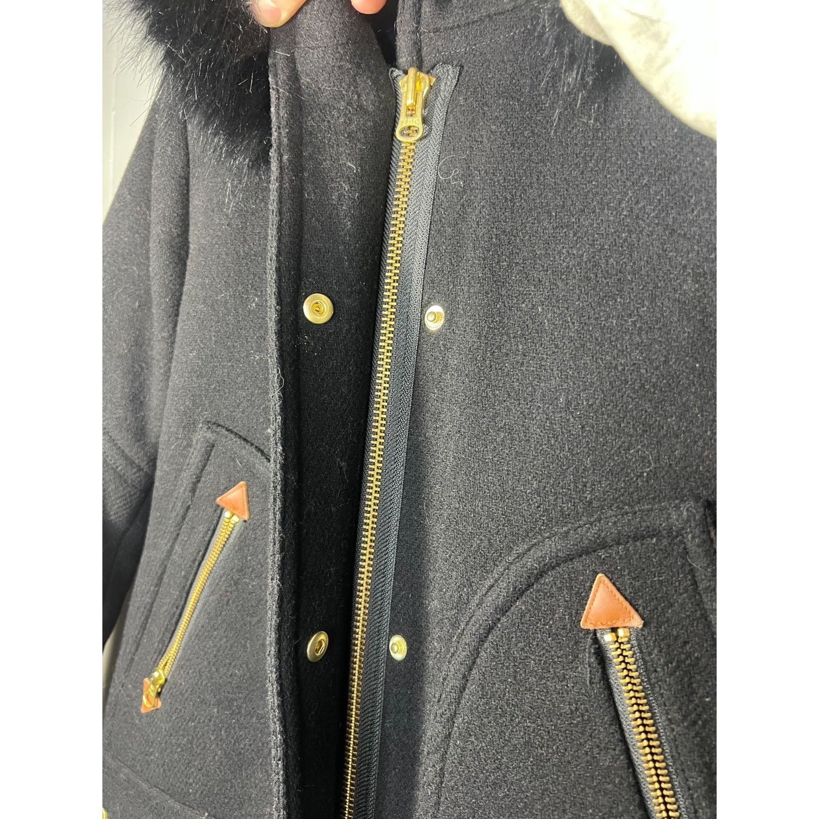J.Crew J Crew Womens Chateau Parka Nello Gori Italian Stadium Cloth Size XS / US 0-2 / IT 36-38 - 4 Thumbnail