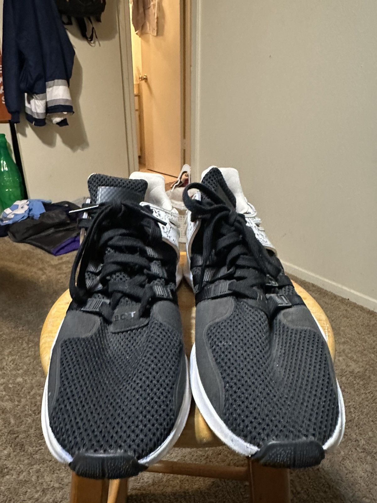 Adidas Vintage Adidas EQT SUPPORT ADV 'BLACK' 00s size 13 Size US 13 / EU 46 - 2 Thumbnail