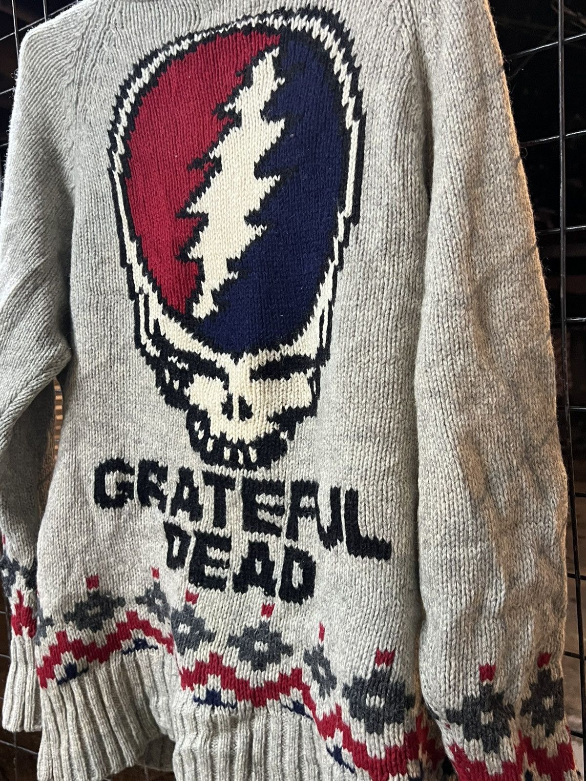 Grateful Dead × Vintage Grateful Dead vintage sweatshirt knitted hoodie Size US M / EU 48-50 / 2 - 4 Thumbnail
