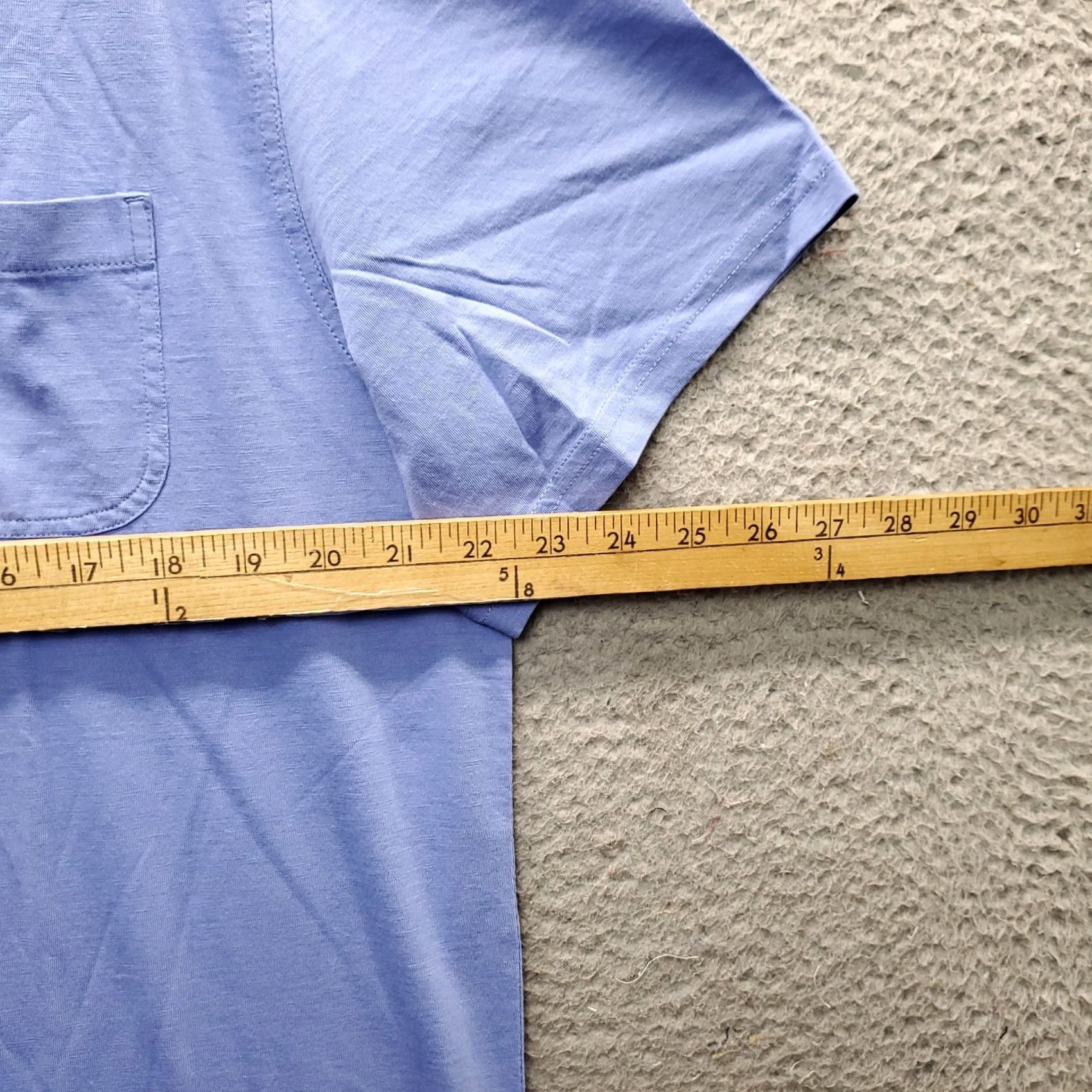 Jos. A. Bank Jos. A. Bank Mens XL Blue Short Sleeve Crew Neck Chest Pocket T-Shirt Size US XL / EU 56 / 4 - 3 Thumbnail