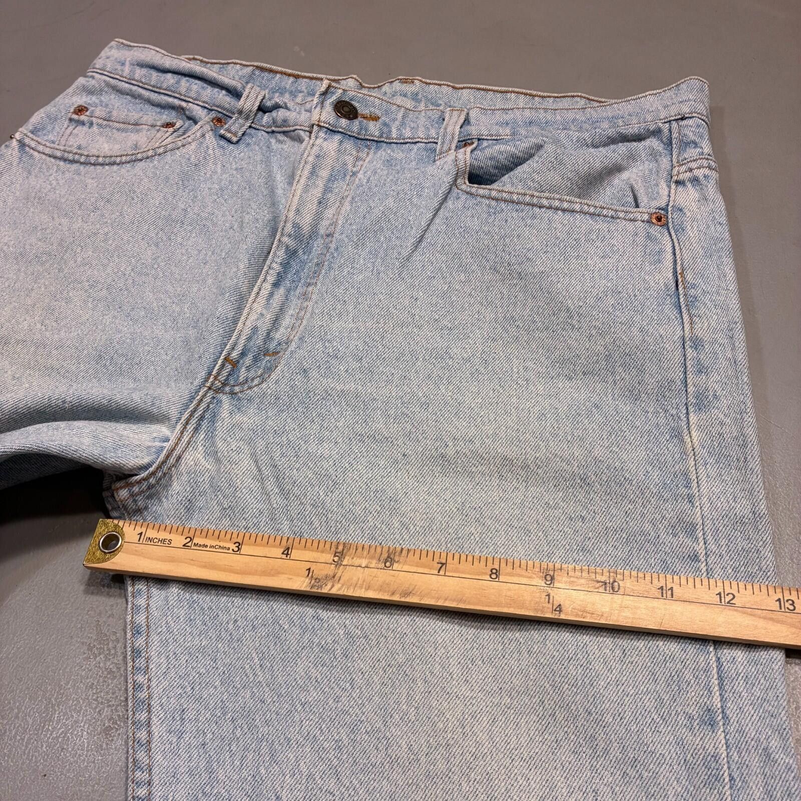 Levi's vintage levi's 550 light wash relaxed jeans w35 Size US 34 / EU 50 - 9 Thumbnail
