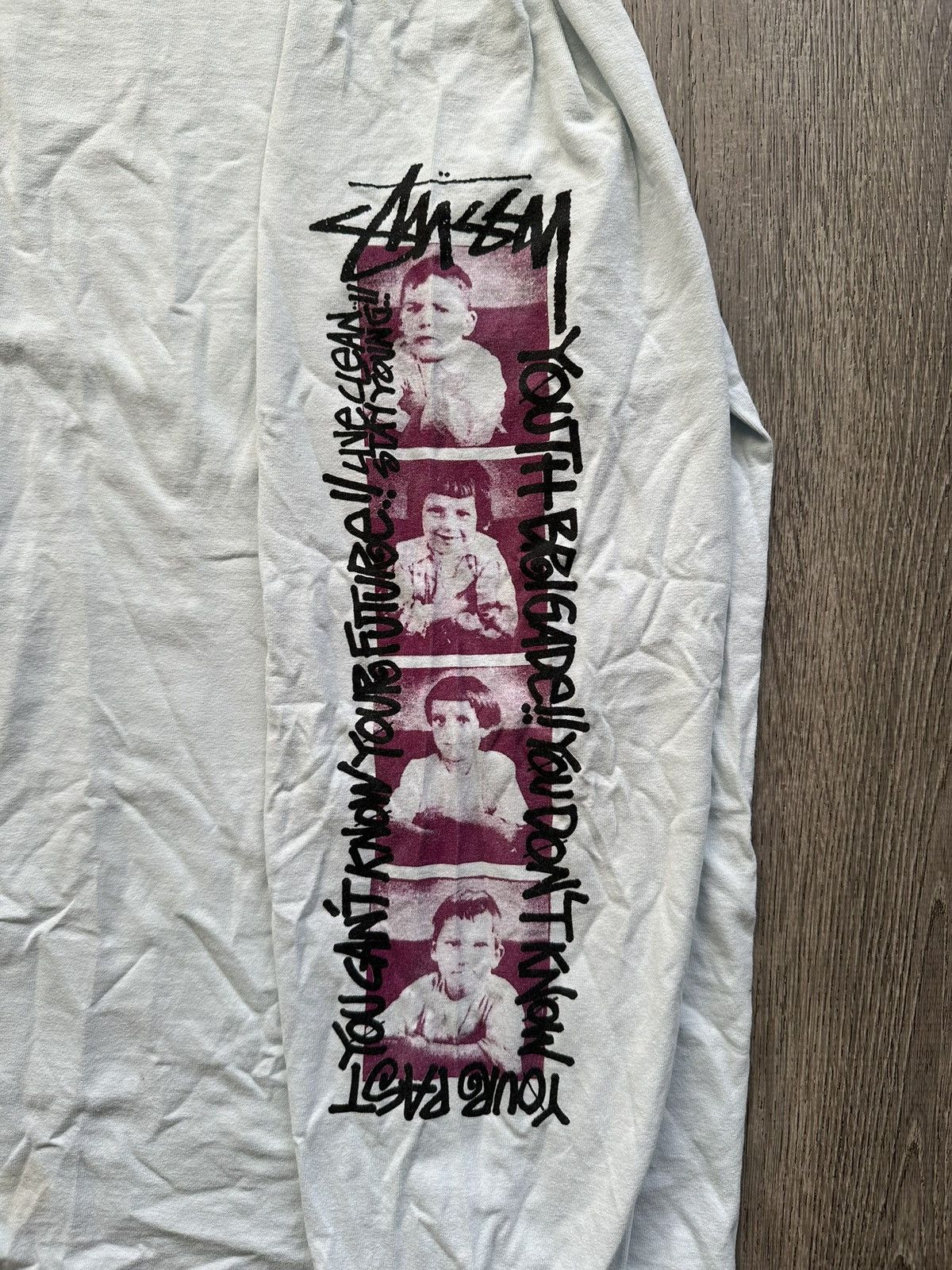Stussy Rare Stussy Youth Brigade Long Sleeve Tee Size US XL / EU 56 / 4 - 5 Thumbnail