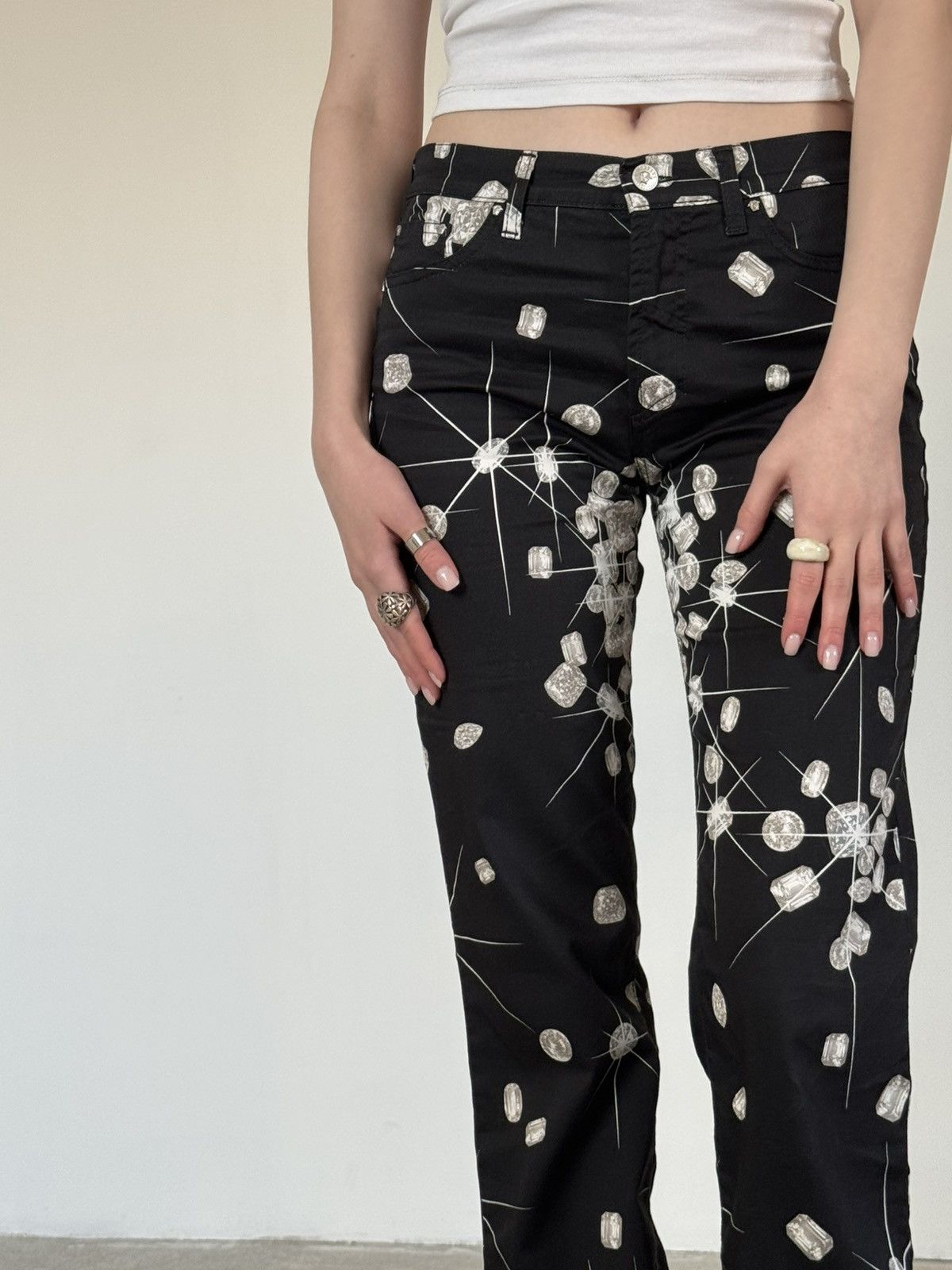 Versace Versace Diamond Archival Pants New Size 31" - 6 Thumbnail