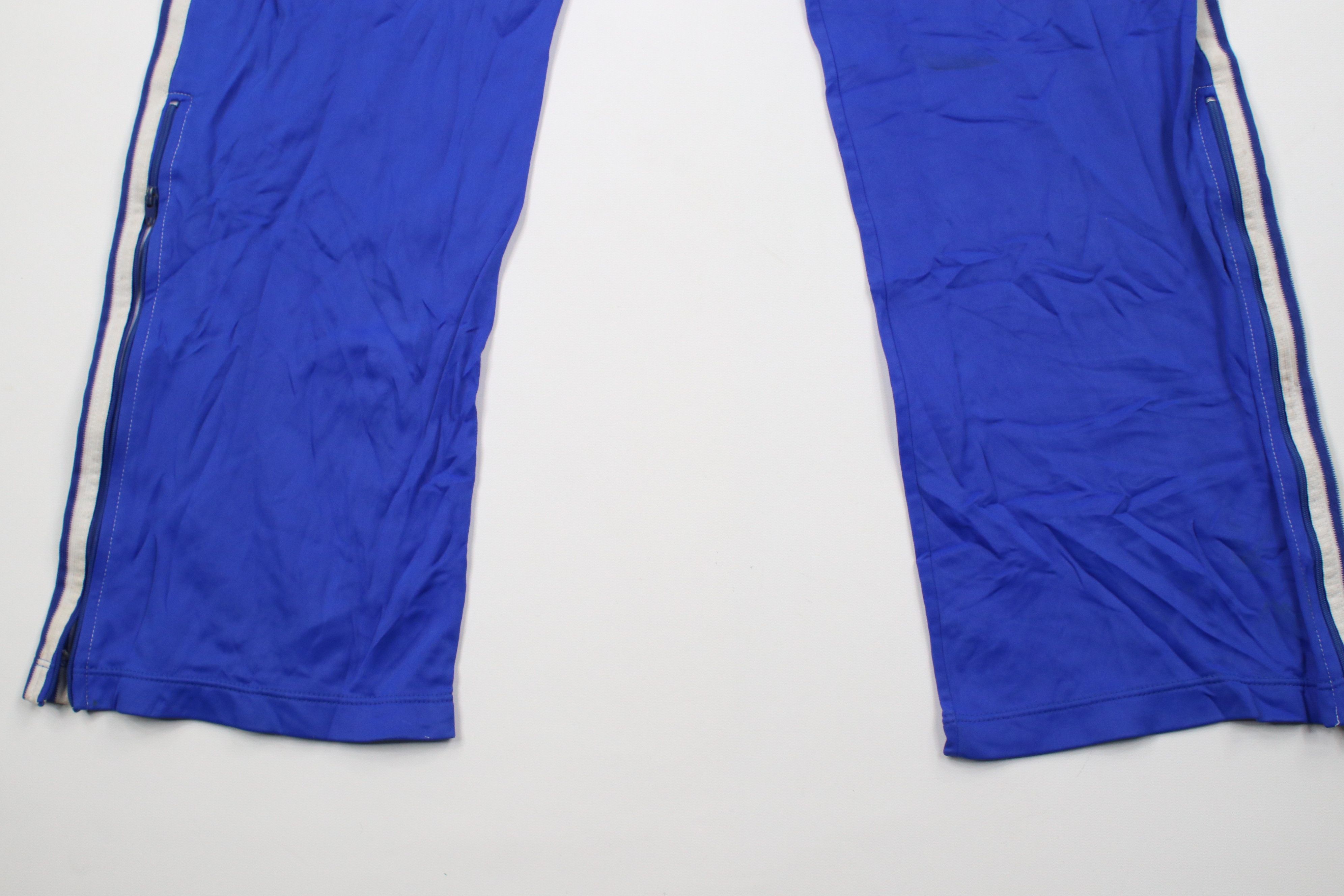 Adidas Vintage 70s Adidas Gusseted Wide Leg Flared Pants Blue Size US 32 / EU 48 - 12 Thumbnail