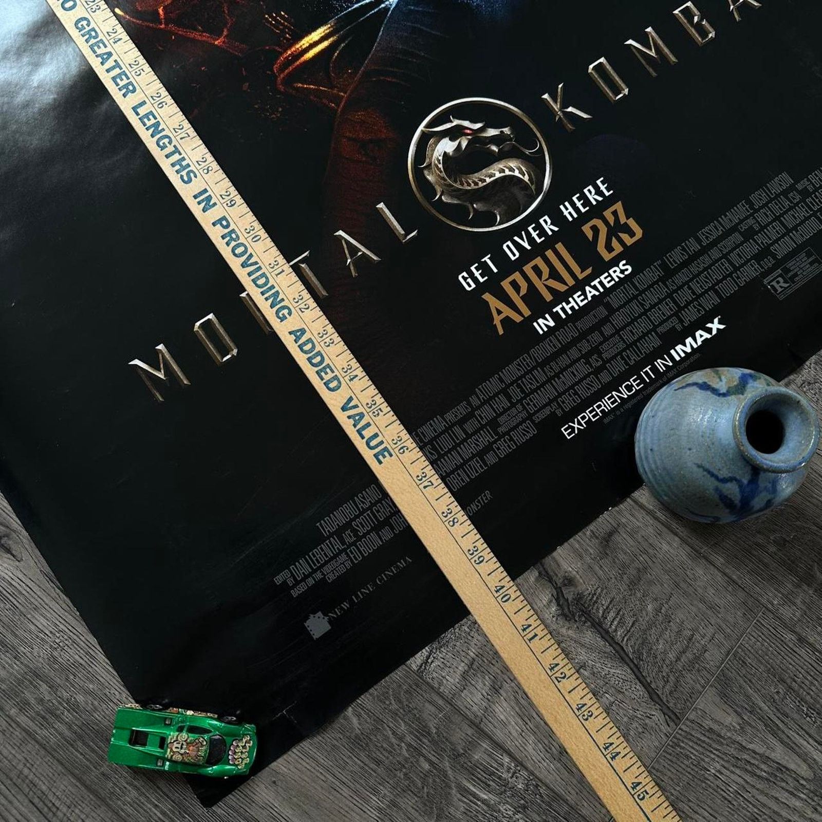 Vintage Mortal Combat Video Game Official Movie Promo Poster Print Size ONE SIZE - 6 Thumbnail