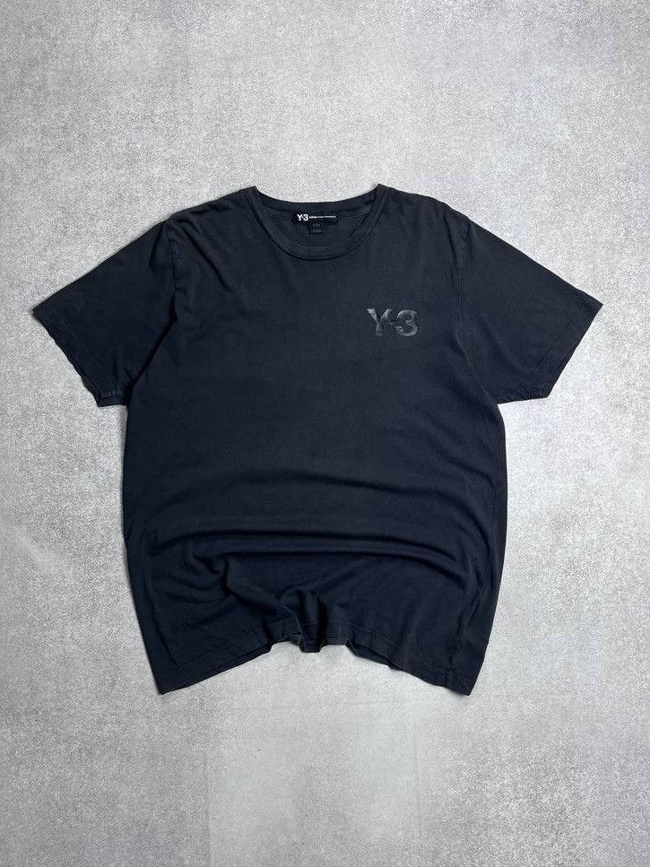 Vintage Vintage Y-3 Yohji Yamamoto Black T-shirt Y2K XL Size US XL / EU 56 / 4 - 1 Thumbnail