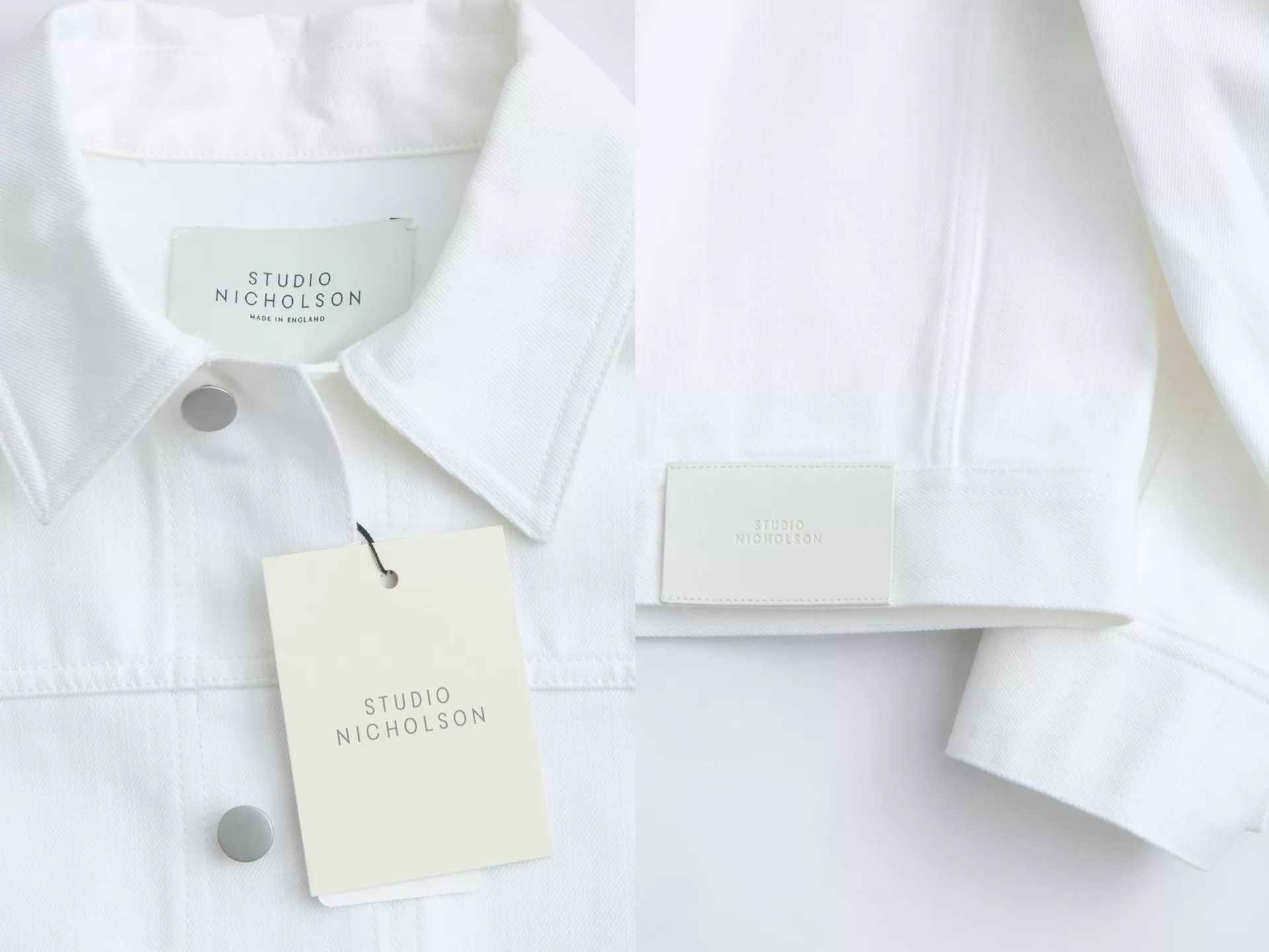 Studio Nicholson STUDIO NICHOLSON Type-1 White Unwashed Denim Jacket S1 Size S / US 4 / IT 40 - 8 Thumbnail