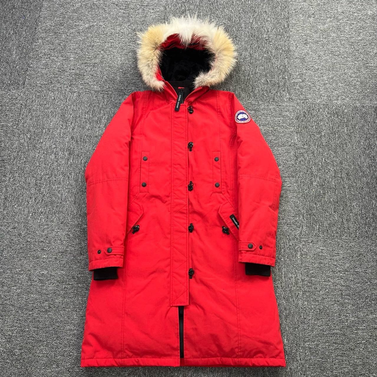 Canada Goose Canada Goose Red Fur Collar Parka Size S / US 4 / IT 40 - 1 Thumbnail