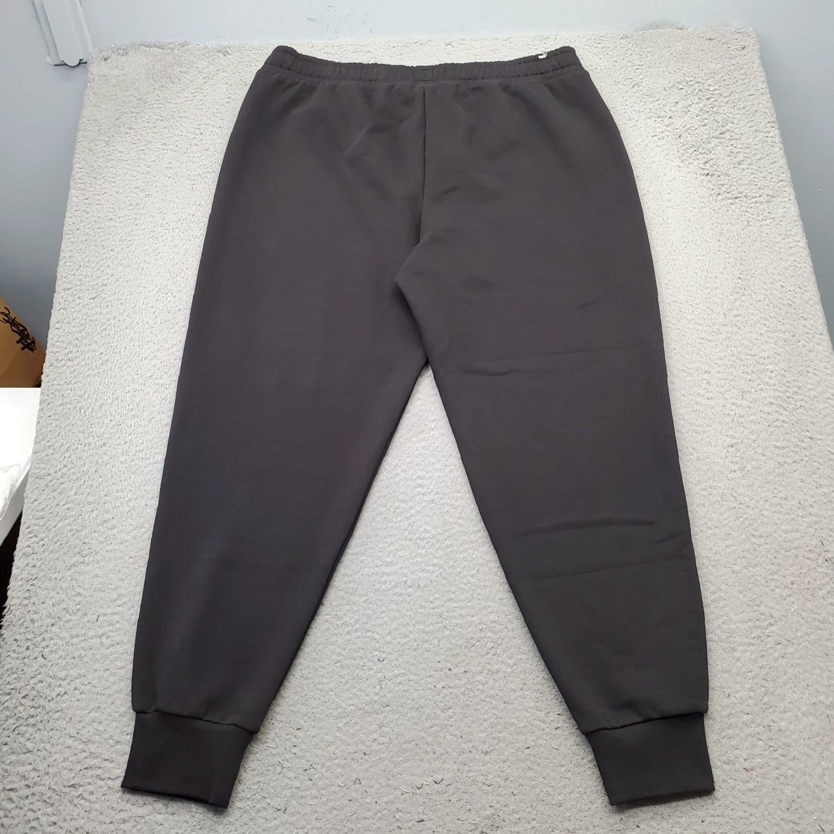Puma Puma Essentials Logo Lab Sweatpants Mens XXL Black Athletic Elastic Waist Tapered Size US 39 - 2 Thumbnail